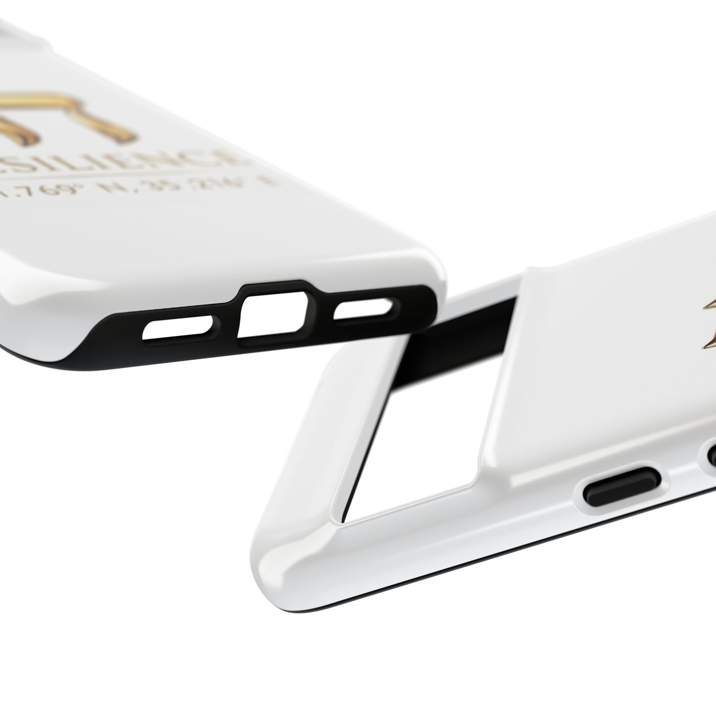 The Resilience Collection. Premium White Edition Phone Case.