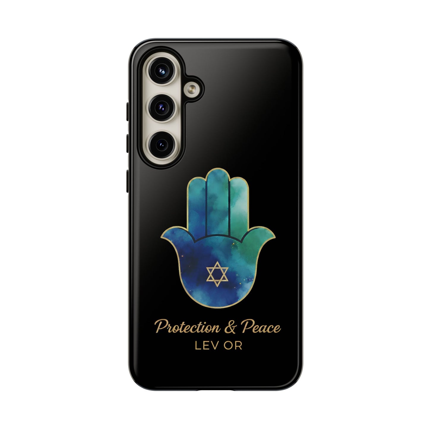 The Guardian Collection.Protection and Peace Premium Black Edition Phone Case