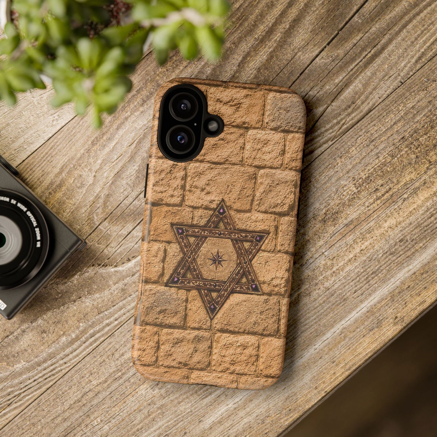 Heart of David™ Jerusalem Stone Phone Case