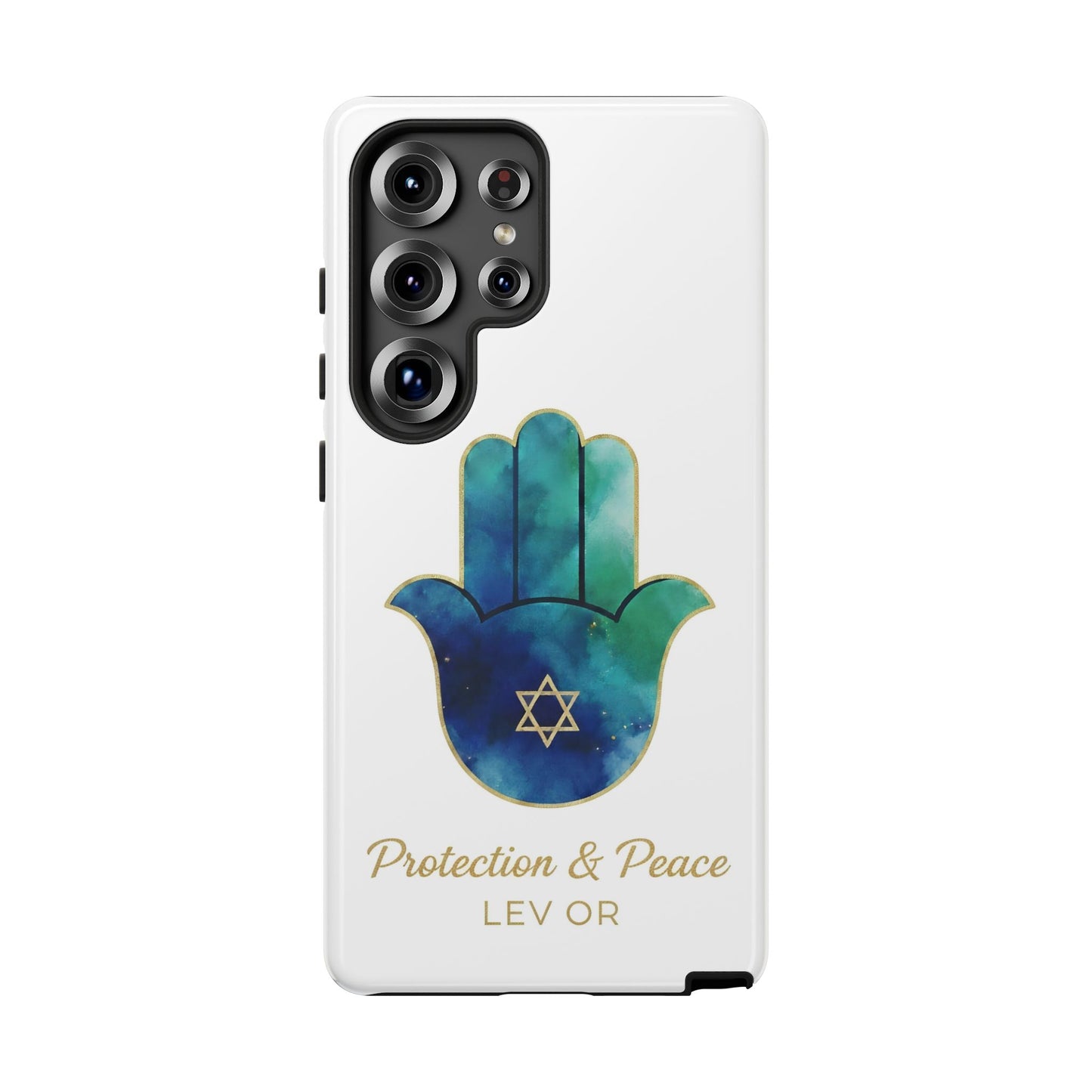The Guardian Collection. Pristine White Phone Case. Protection Meets Peace.