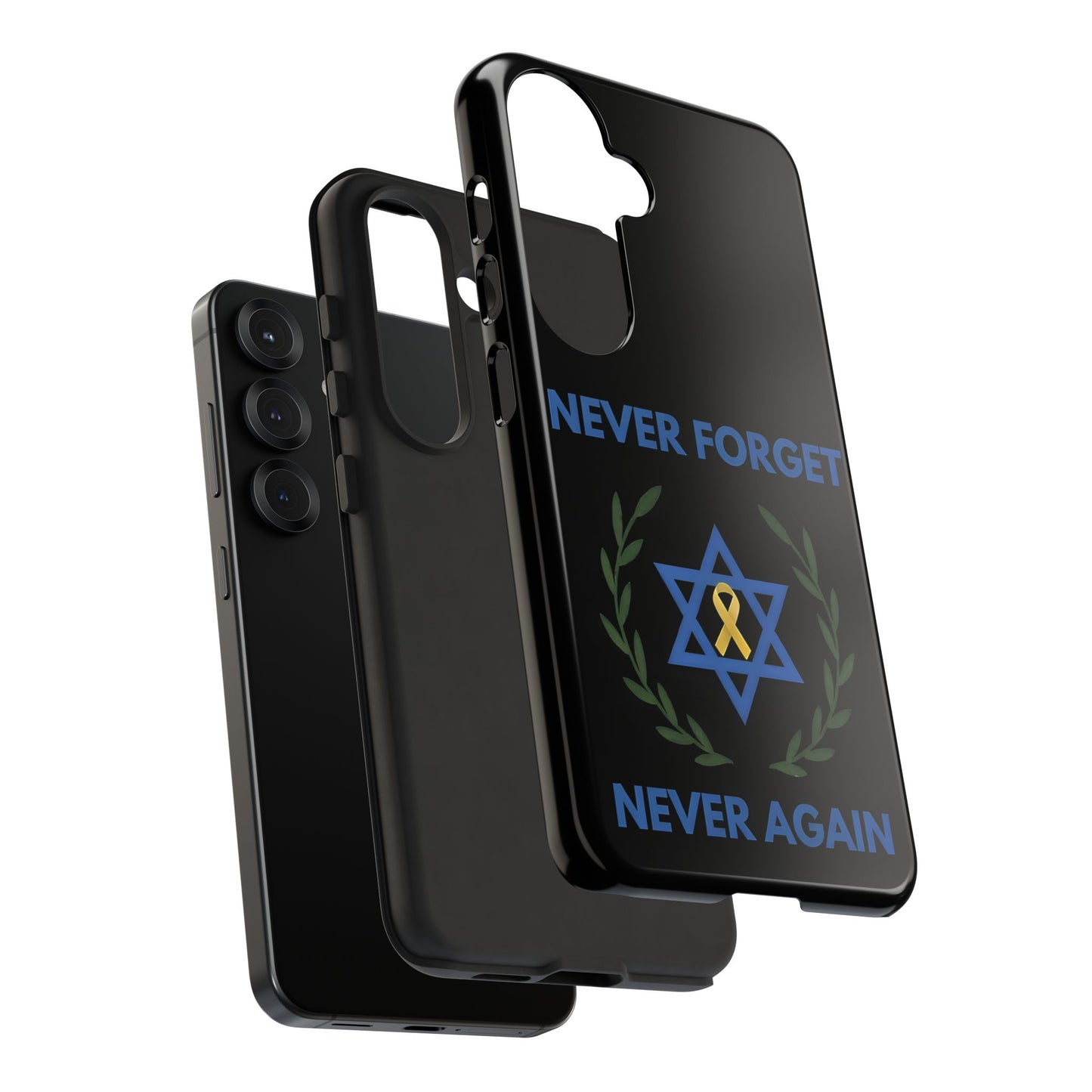 Never Forget, Never Again Collection. Black Edition Phone Case