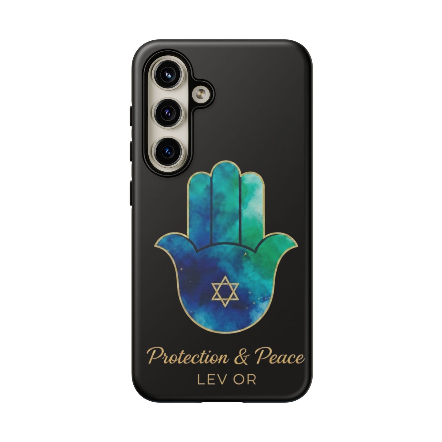 Protection and Peace Premium Black Edition Phone Case