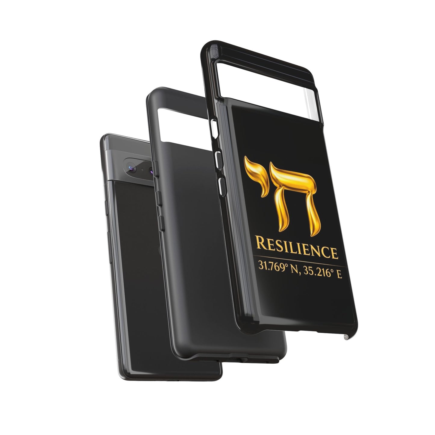 The Resilience Collection.Phone Case. Premium Black Edition. Protect with Purpose