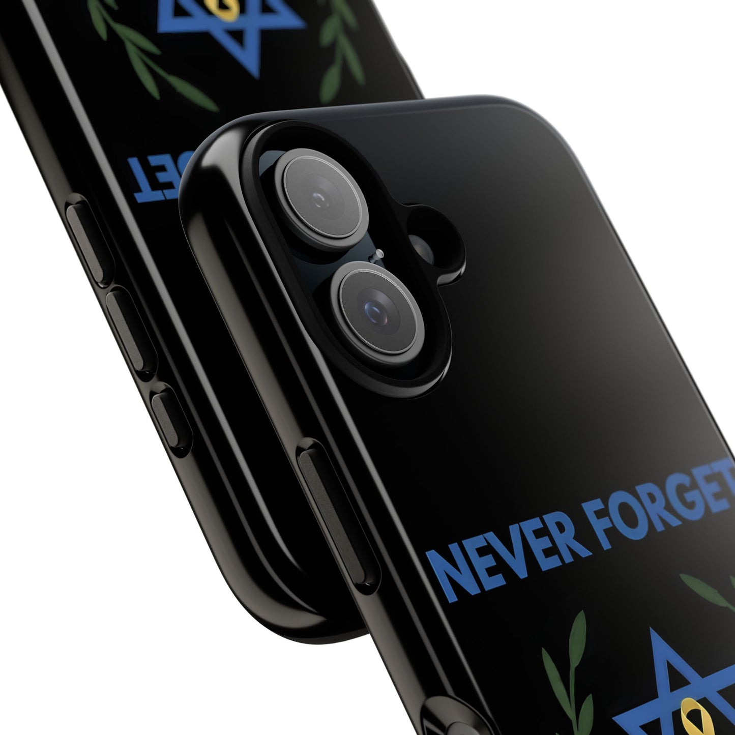 Never Forget, Never Again Collection. Black Edition Phone Case