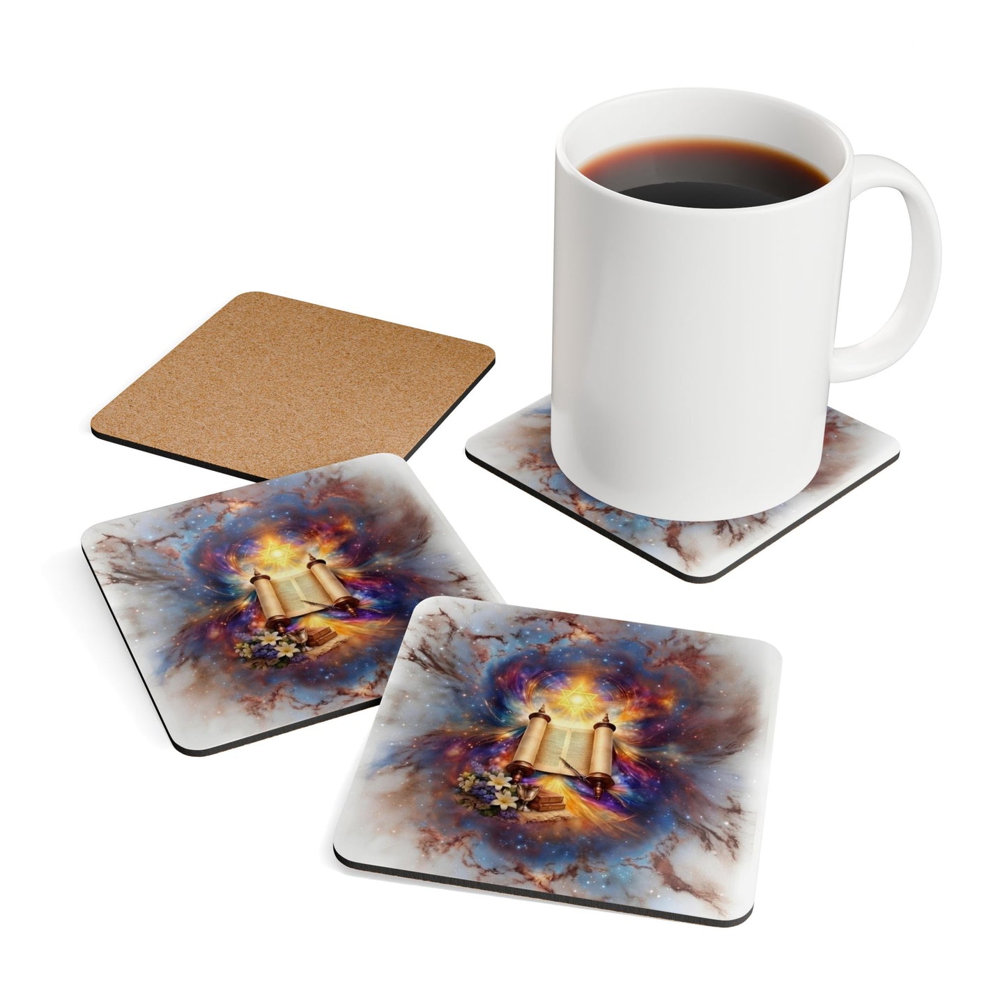The Celestial Collection: Marble White Coaster Edition