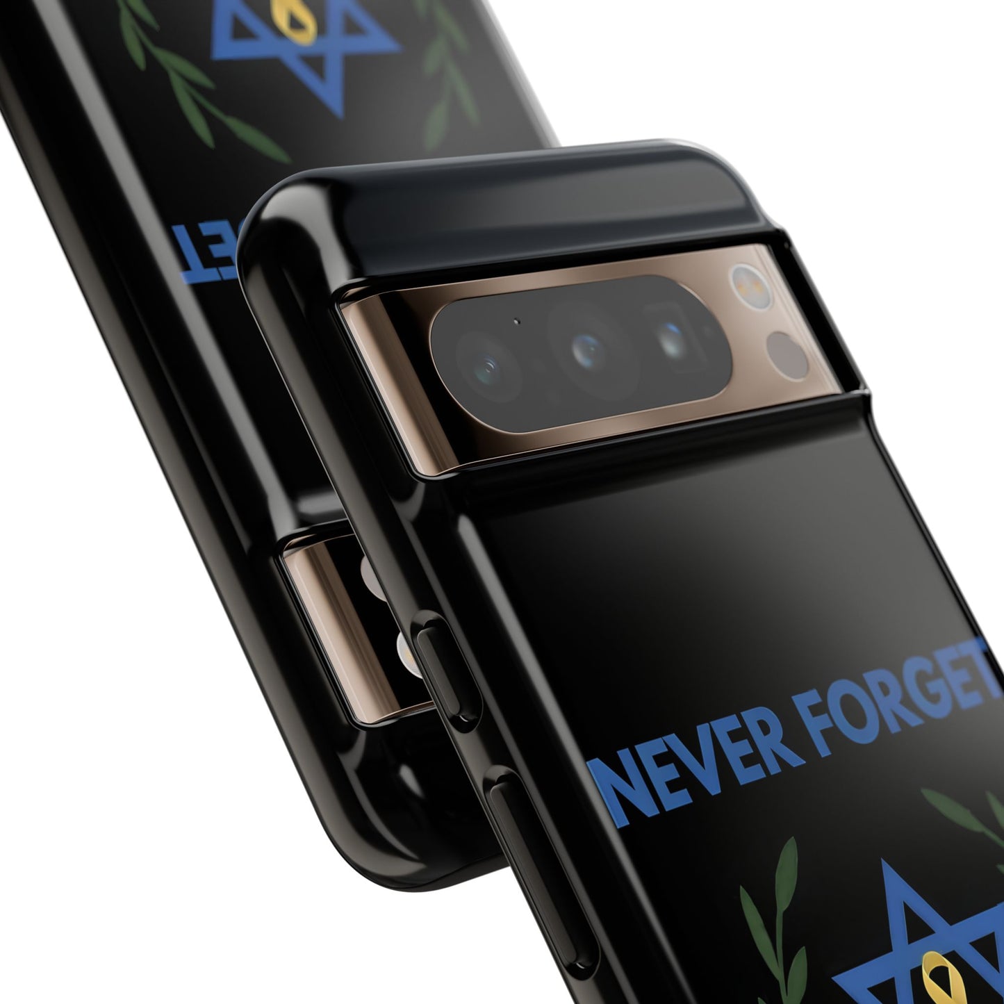 Never Forget, Never Again Collection. Black Edition Phone Case