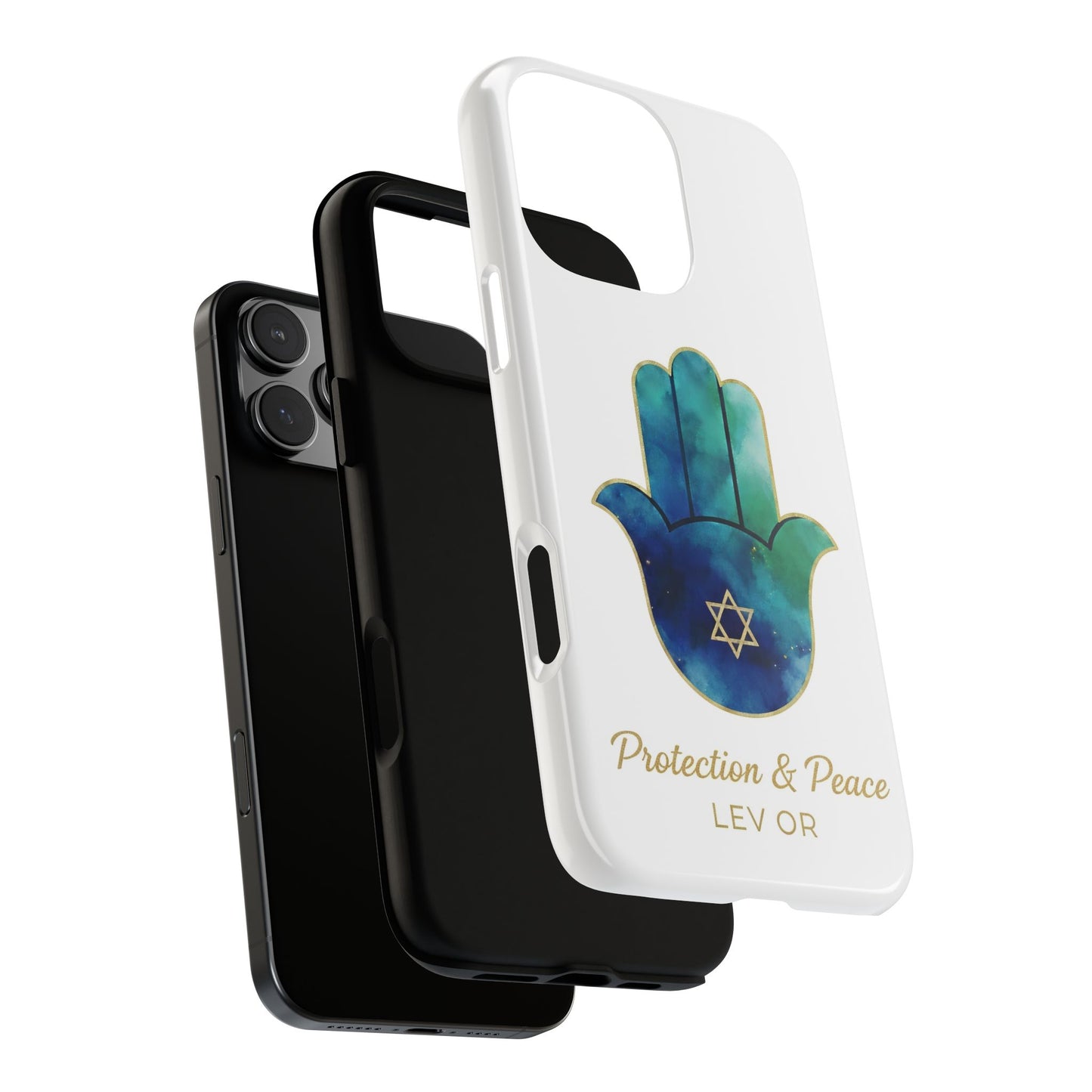 The Guardian Collection. Pristine White Phone Case. Protection Meets Peace.