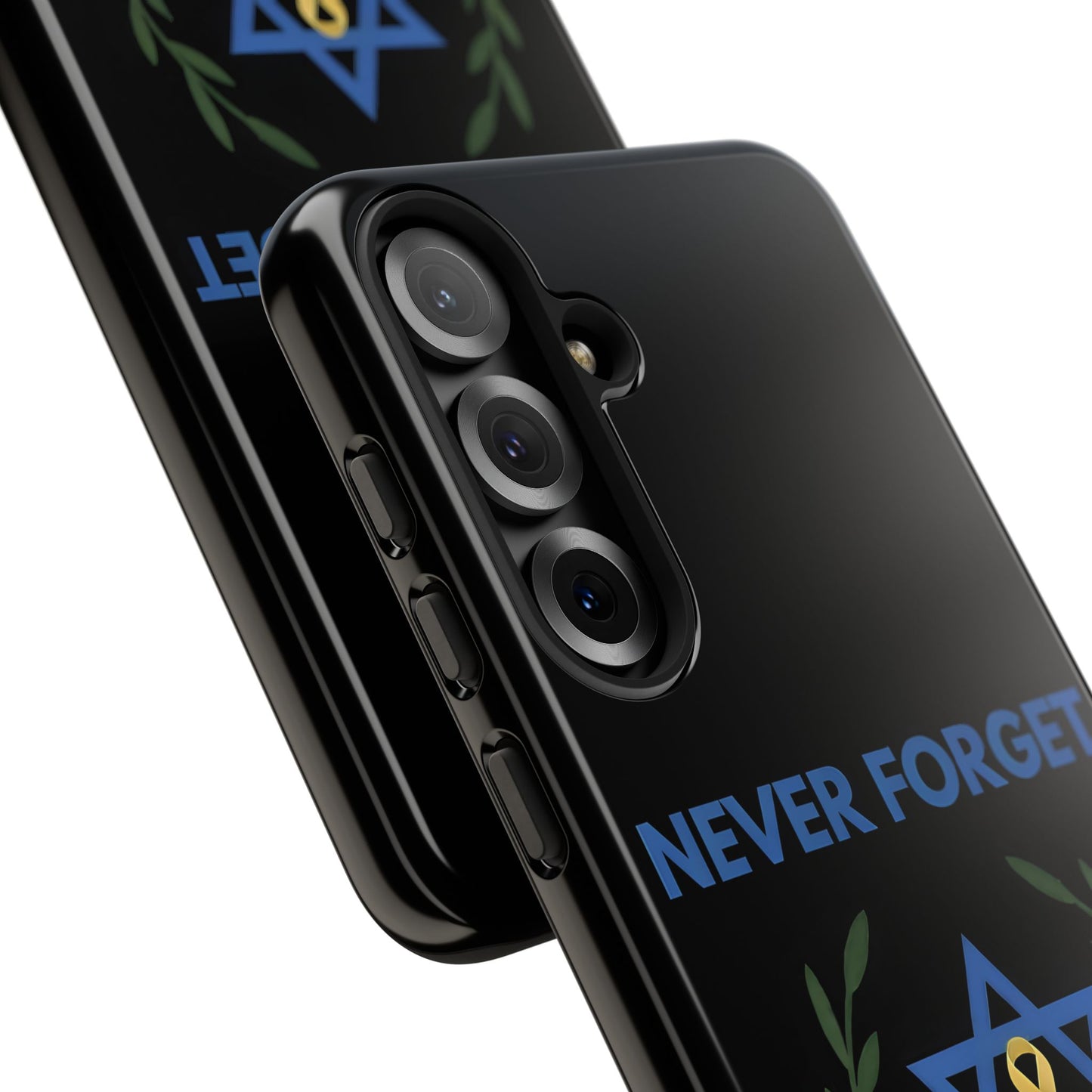 Never Forget, Never Again Collection. Black Edition Phone Case