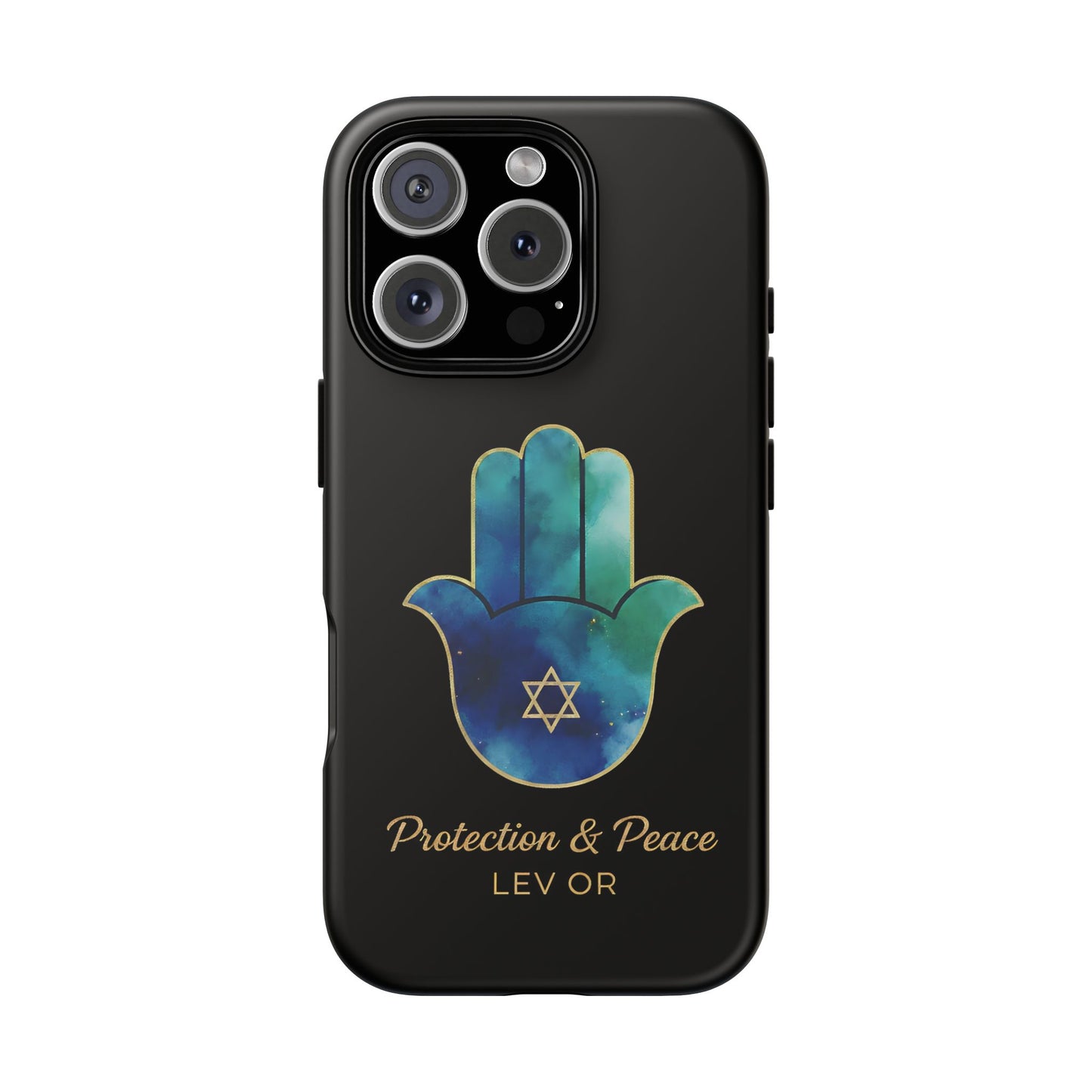 The Guardian Collection.Protection and Peace Premium Black Edition Phone Case