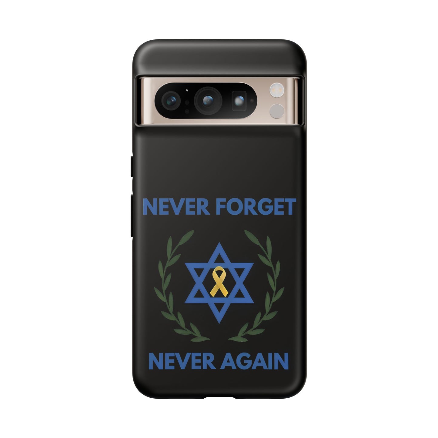 Never Forget, Never Again Collection. Black Edition Phone Case