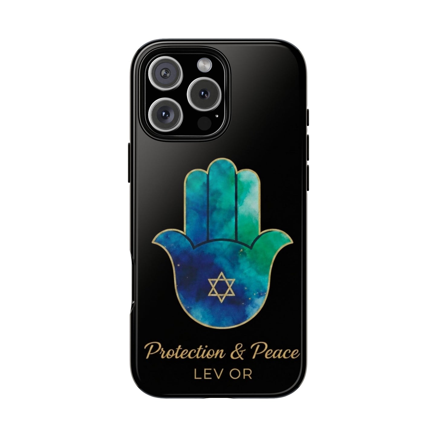 Protection and Peace Premium Black Edition Phone Case
