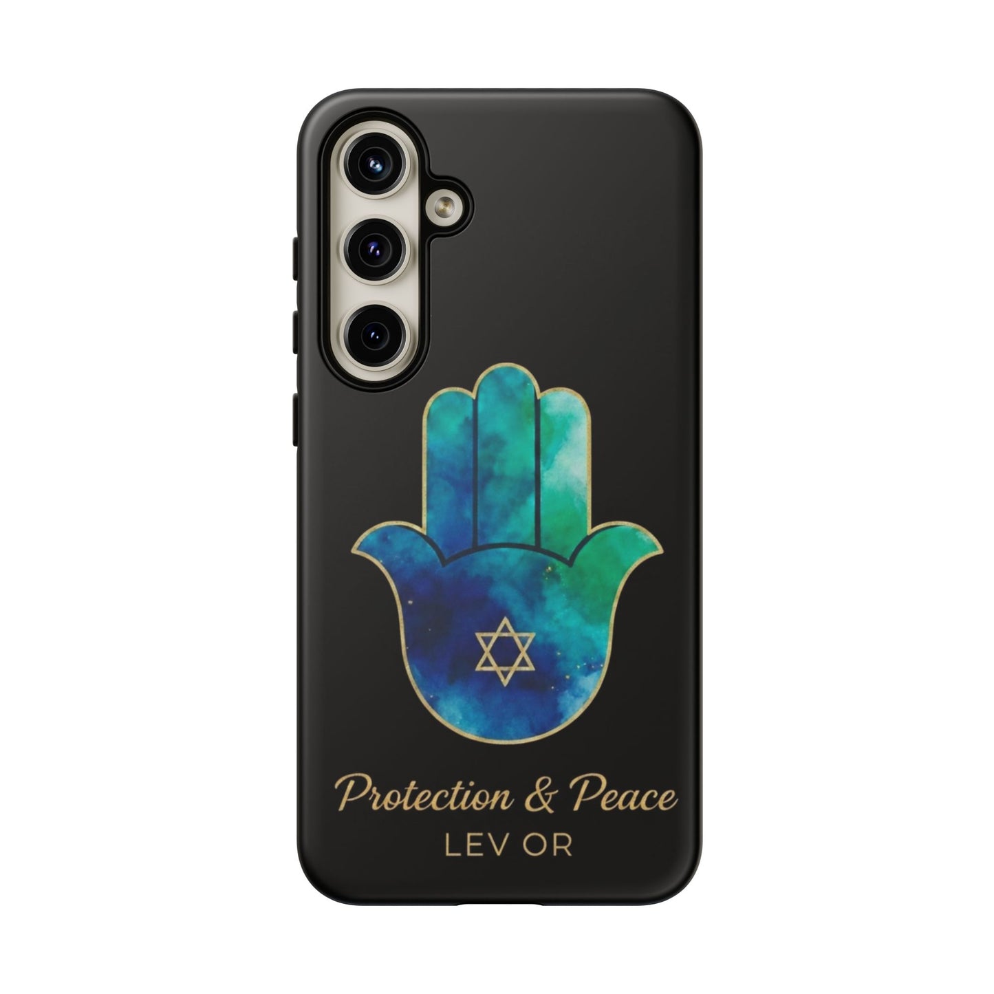 Protection and Peace Premium Black Edition Phone Case