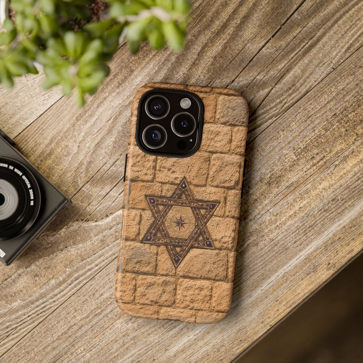 Heart of David™ Jerusalem Stone Phone Case