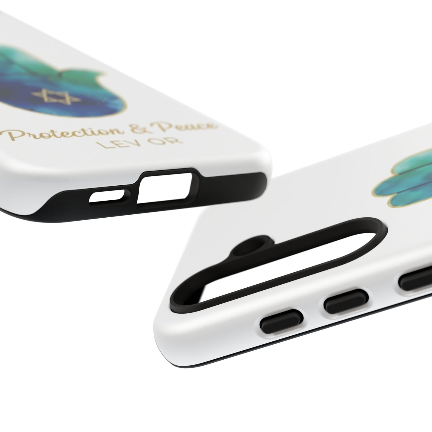 The Guardian Collection. Pristine White Phone Case. Protection Meets Peace.