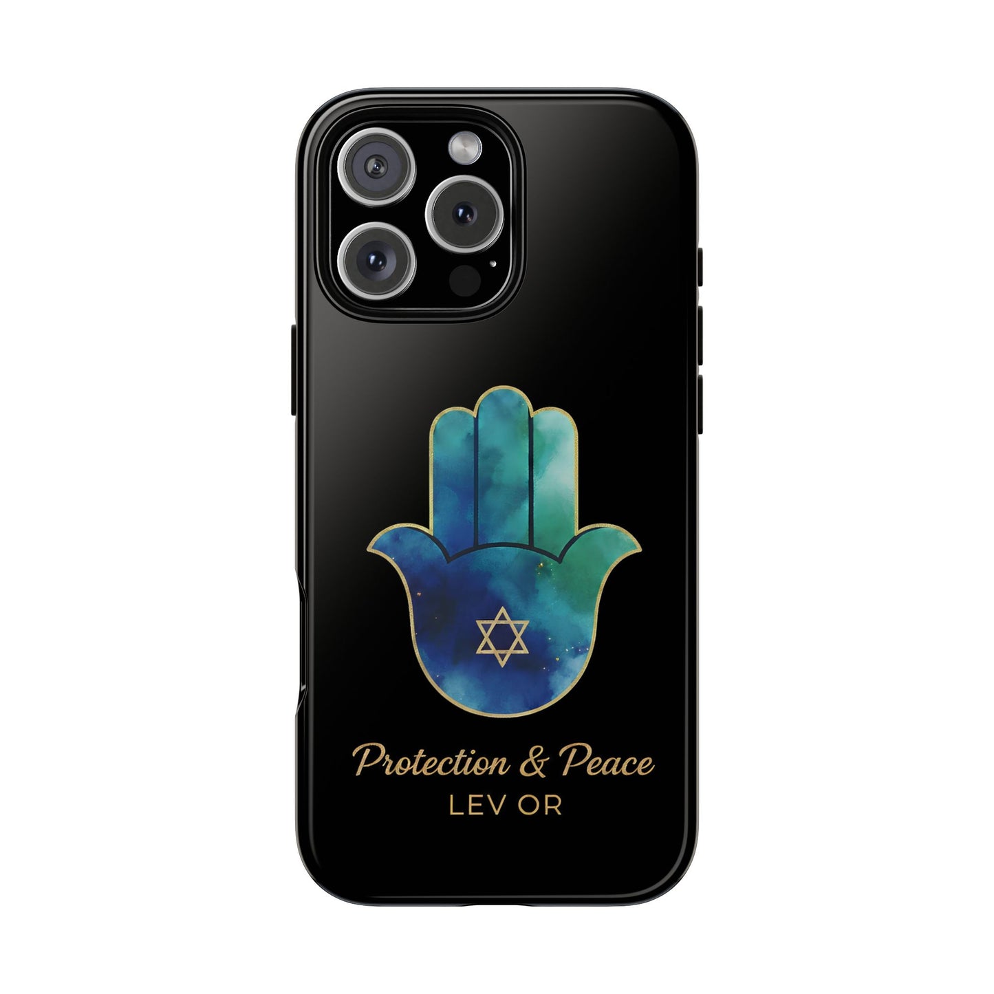 The Guardian Collection.Protection and Peace Premium Black Edition Phone Case