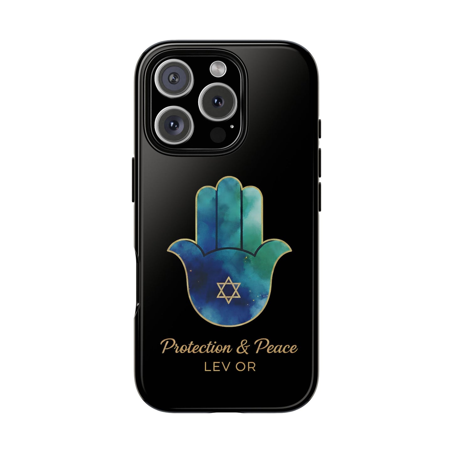 The Guardian Collection.Protection and Peace Premium Black Edition Phone Case