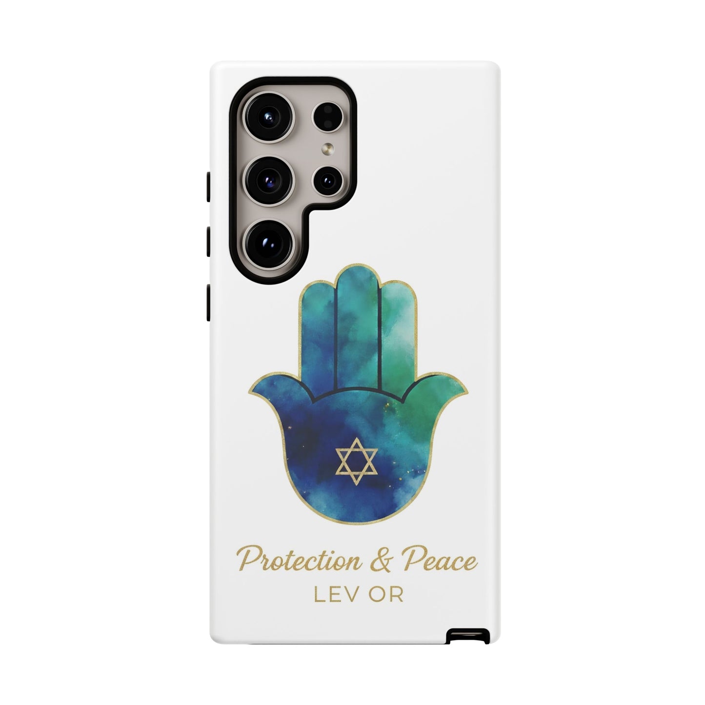 The Guardian Collection. Pristine White Phone Case. Protection Meets Peace.