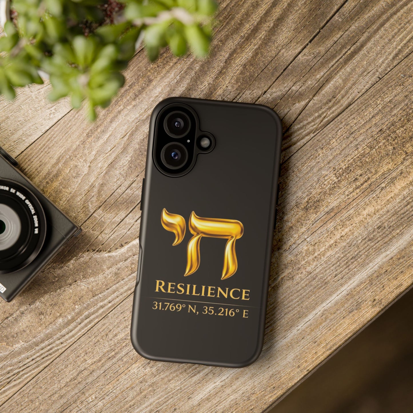 The Resilience Collection.Phone Case. Premium Black Edition. Protect with Purpose