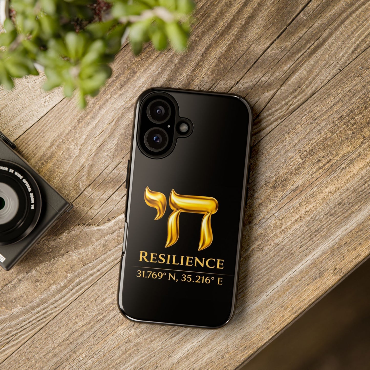 The Resilience Collection.Phone Case. Premium Black Edition. Protect with Purpose