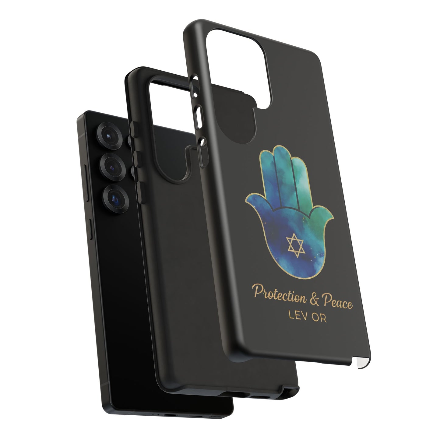 The Guardian Collection.Protection and Peace Premium Black Edition Phone Case