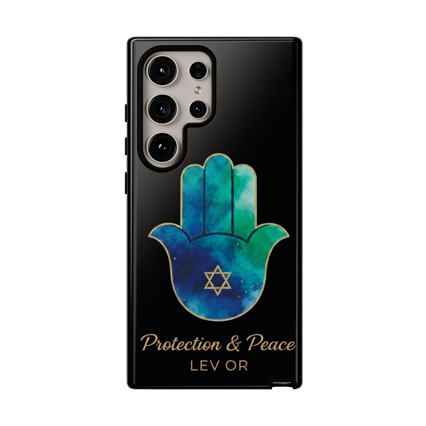 Protection and Peace Premium Black Edition Phone Case