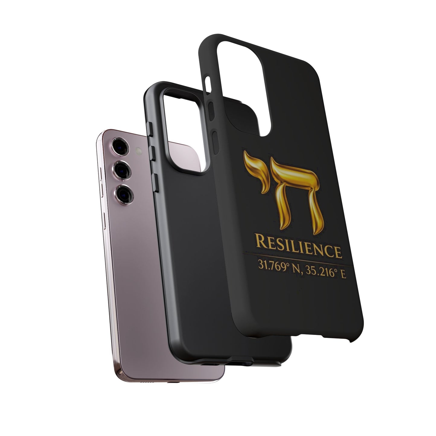 The Resilience Collection.Phone Case. Premium Black Edition. Protect with Purpose
