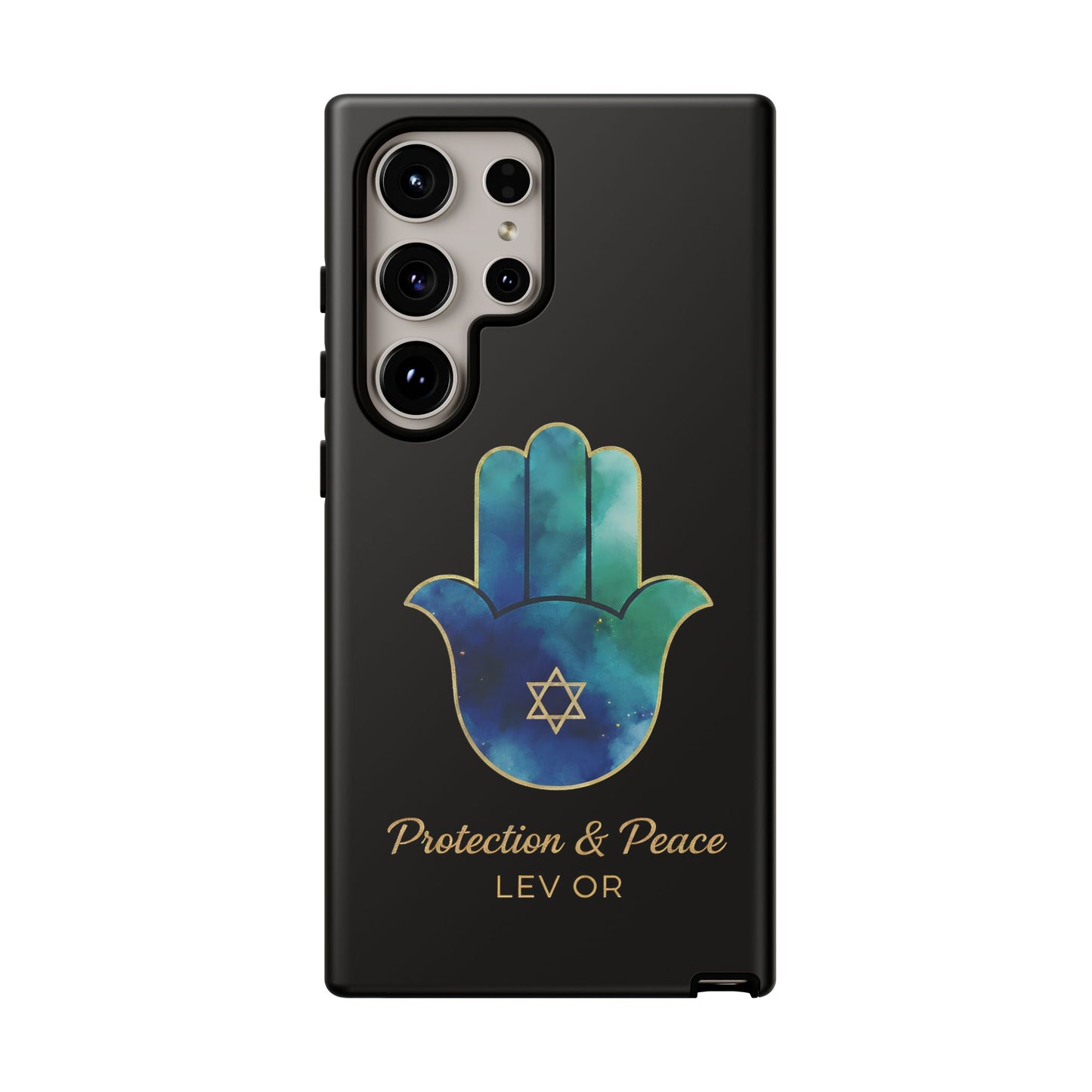 The Guardian Collection.Protection and Peace Premium Black Edition Phone Case