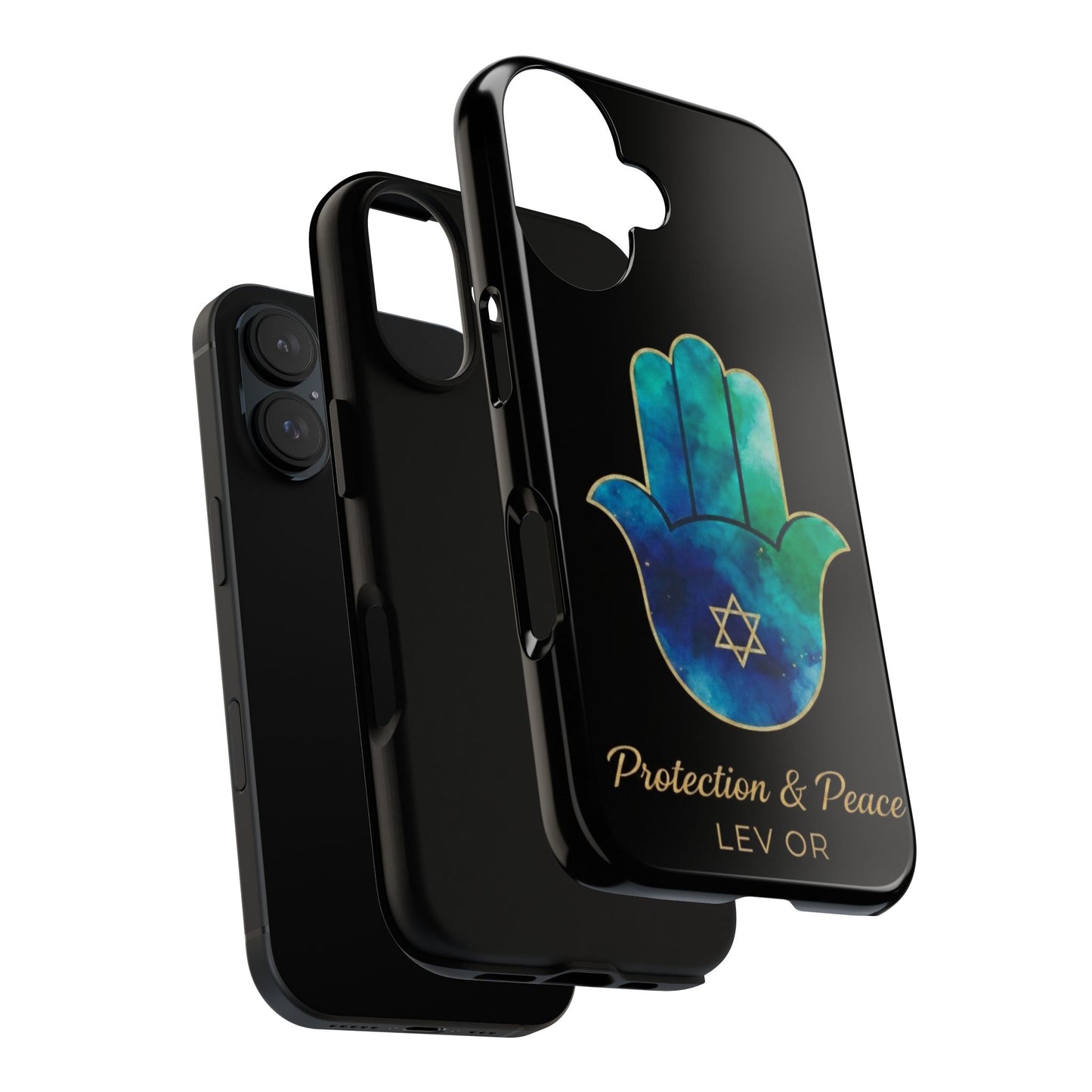 Protection and Peace Premium Black Edition Phone Case