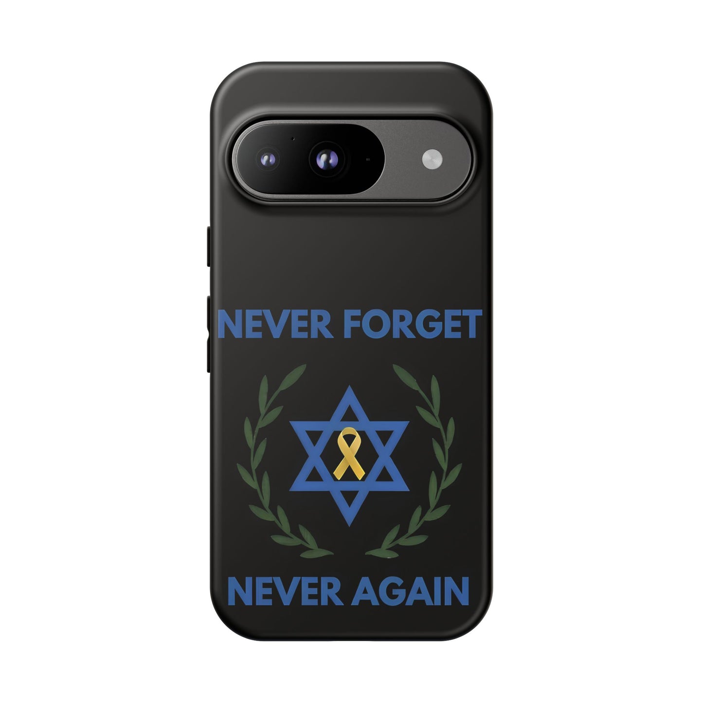 Never Forget, Never Again Collection. Black Edition Phone Case