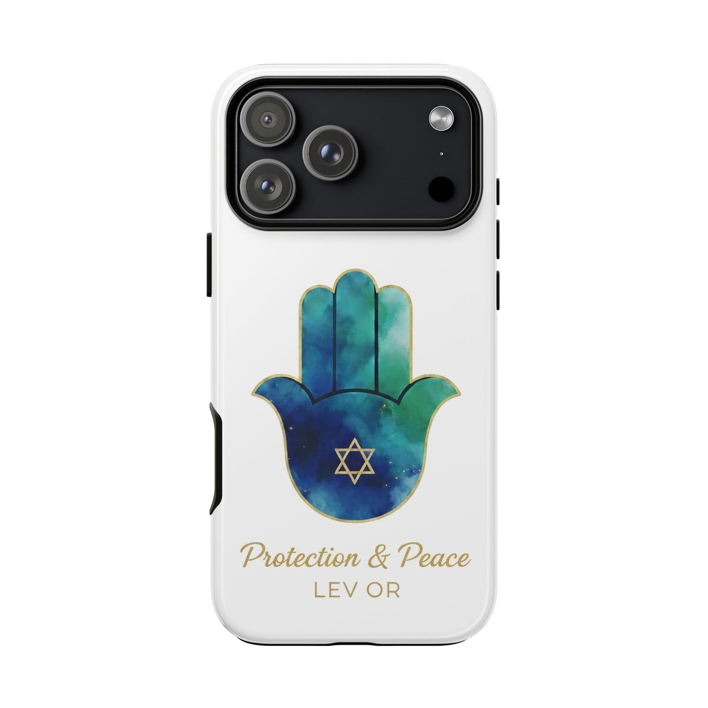 The Guardian Collection. Pristine White Phone Case. Protection Meets Peace.
