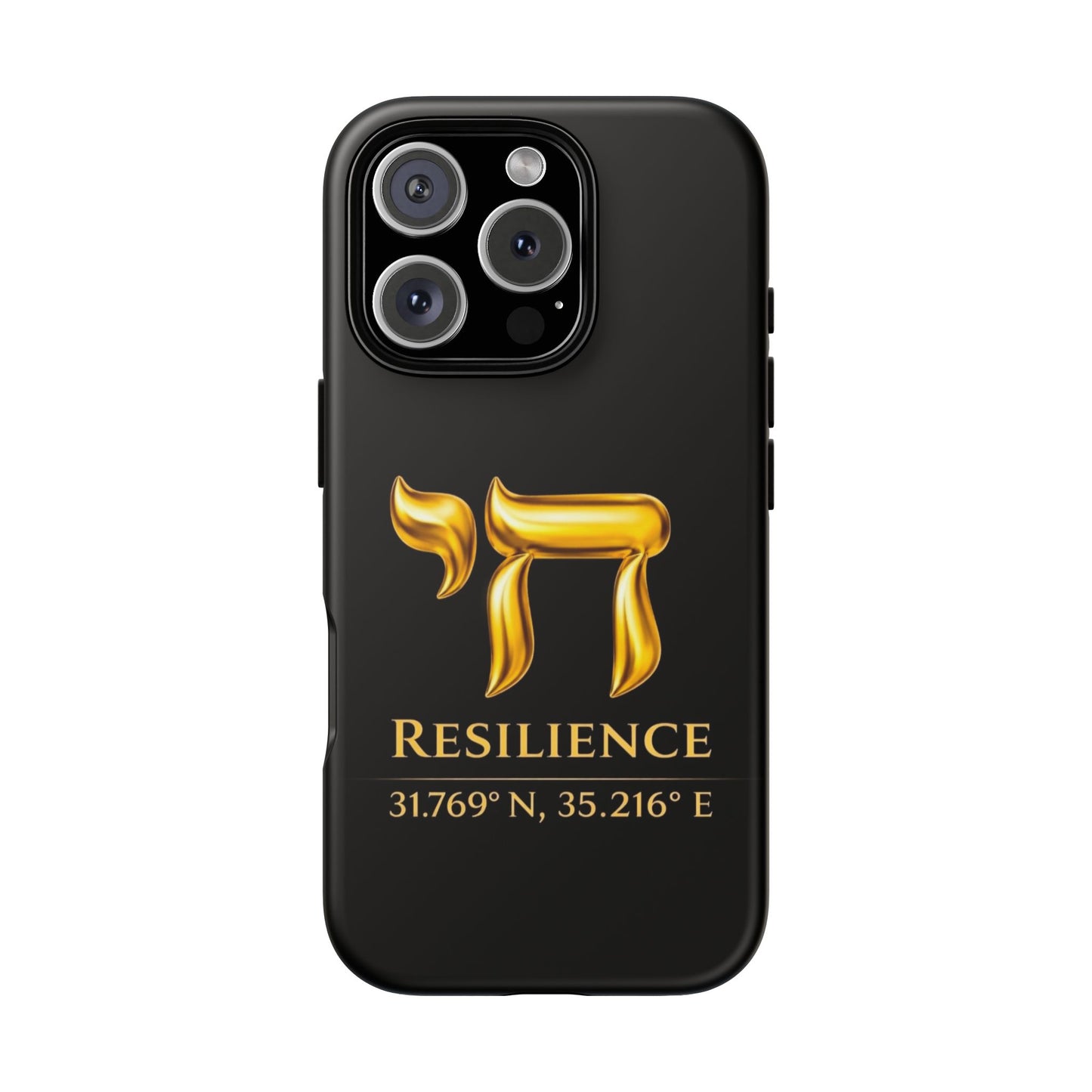 The Resilience Collection.Phone Case. Premium Black Edition. Protect with Purpose