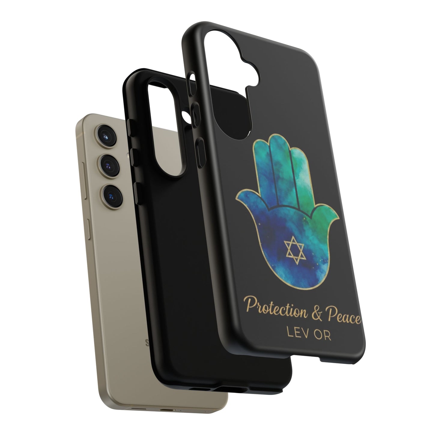 Protection and Peace Premium Black Edition Phone Case
