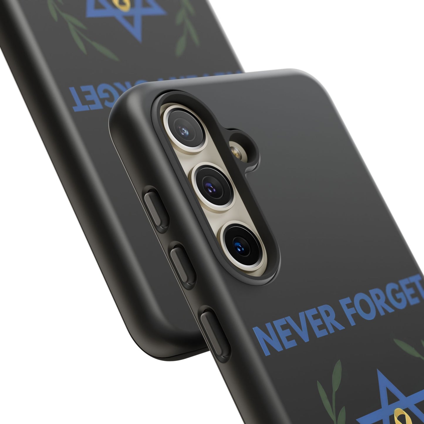 Never Forget, Never Again Collection. Black Edition Phone Case