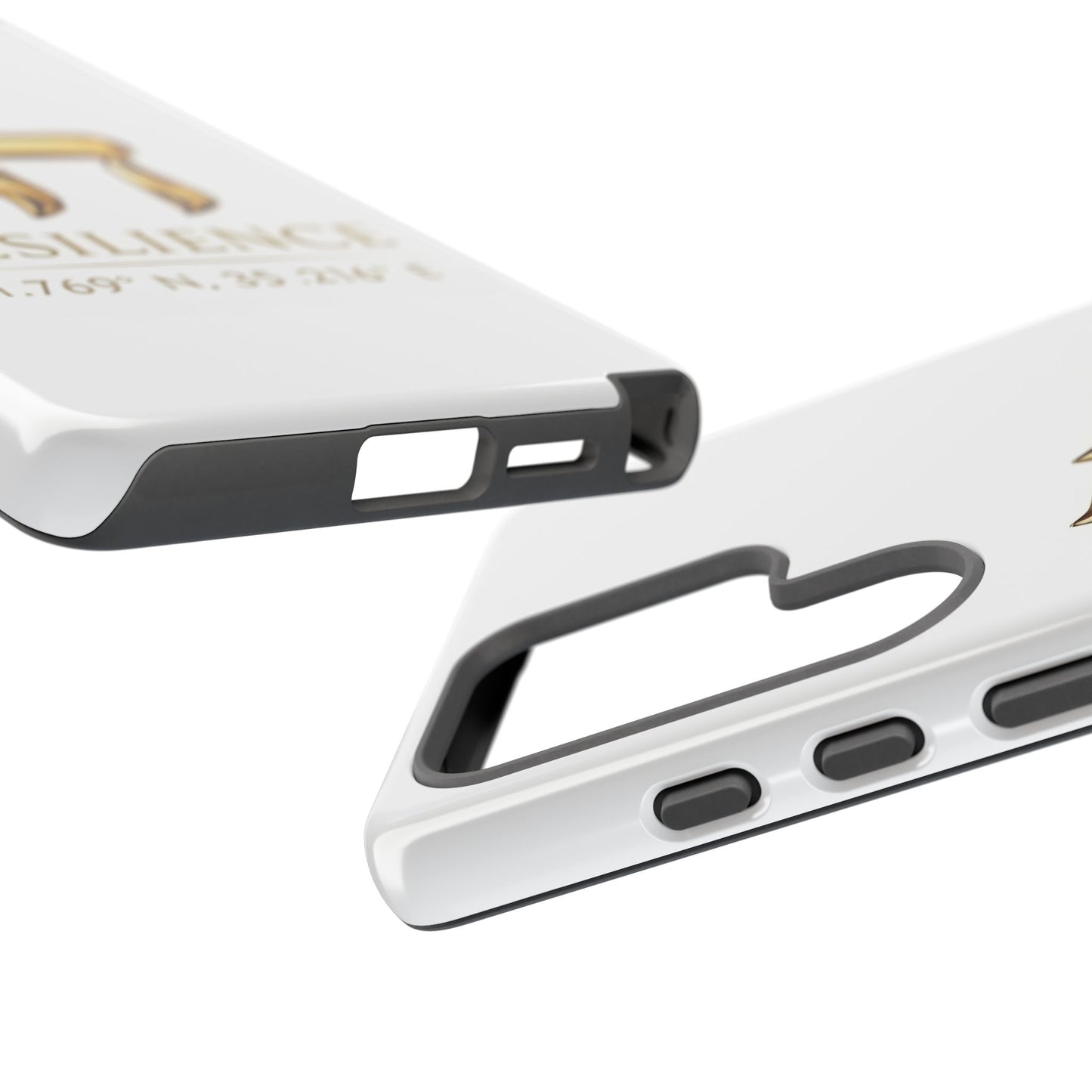 The Resilience Collection. Premium White Edition Phone Case.