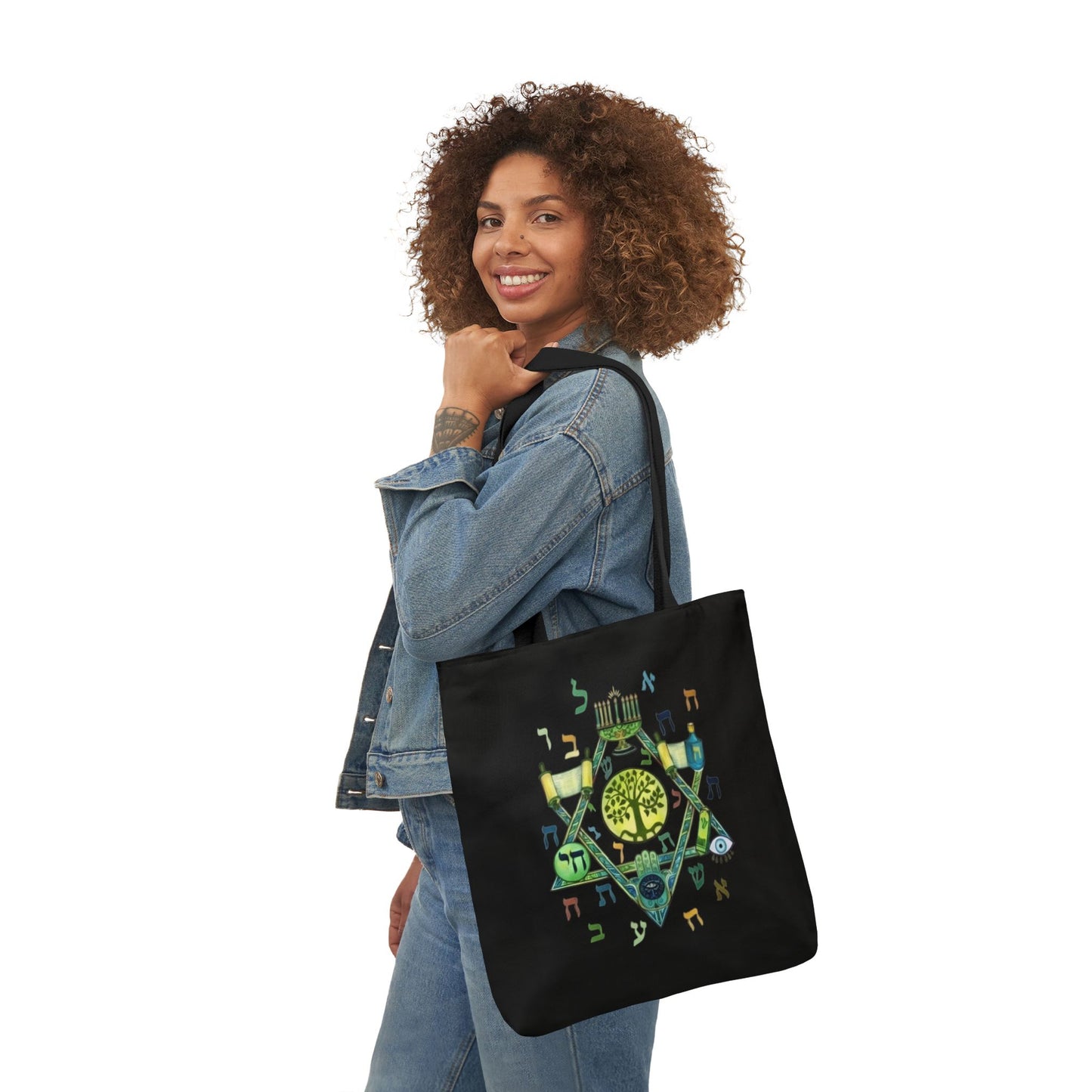 The Covenant Collection: Midnight Black Tote Bag