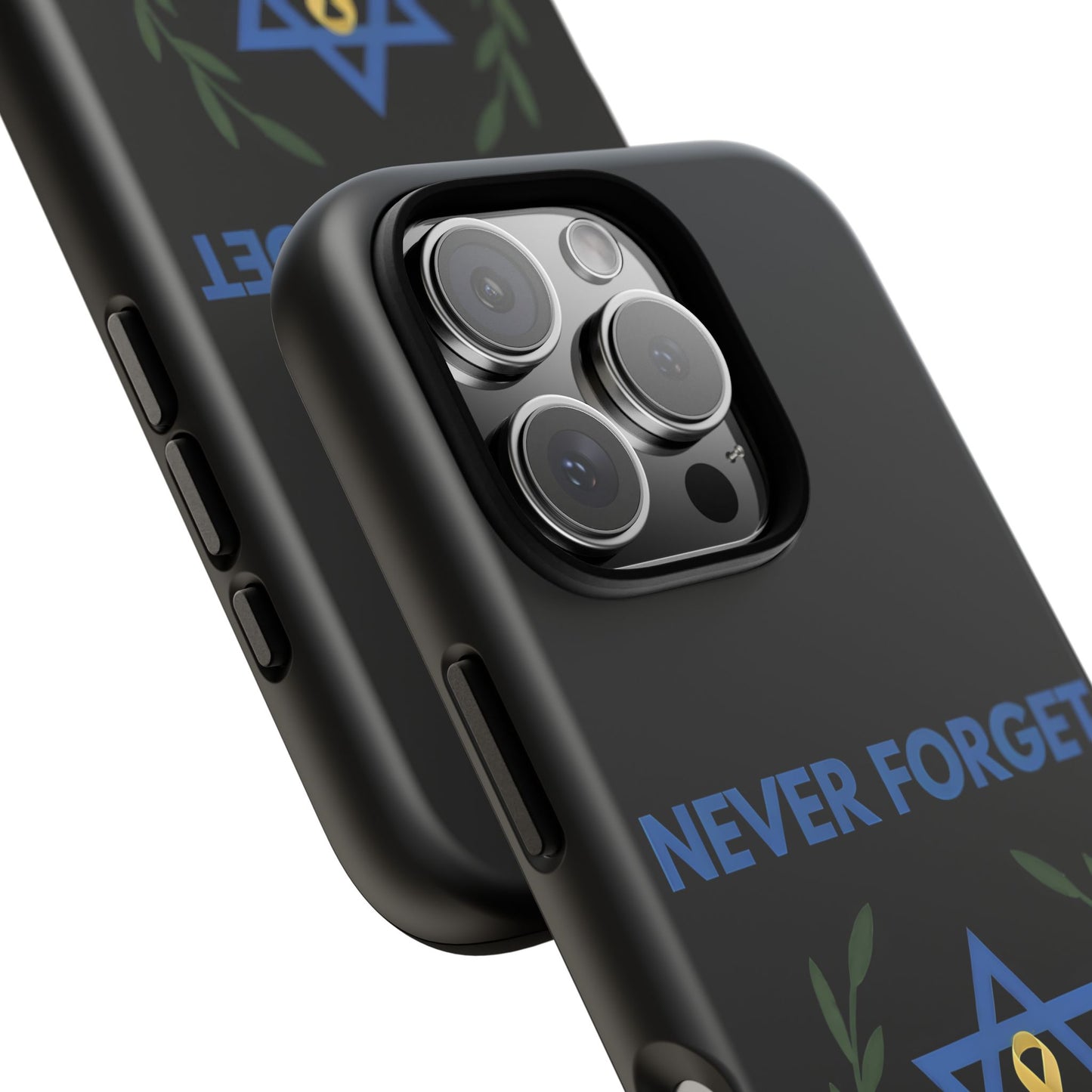 Never Forget, Never Again Collection. Black Edition Phone Case