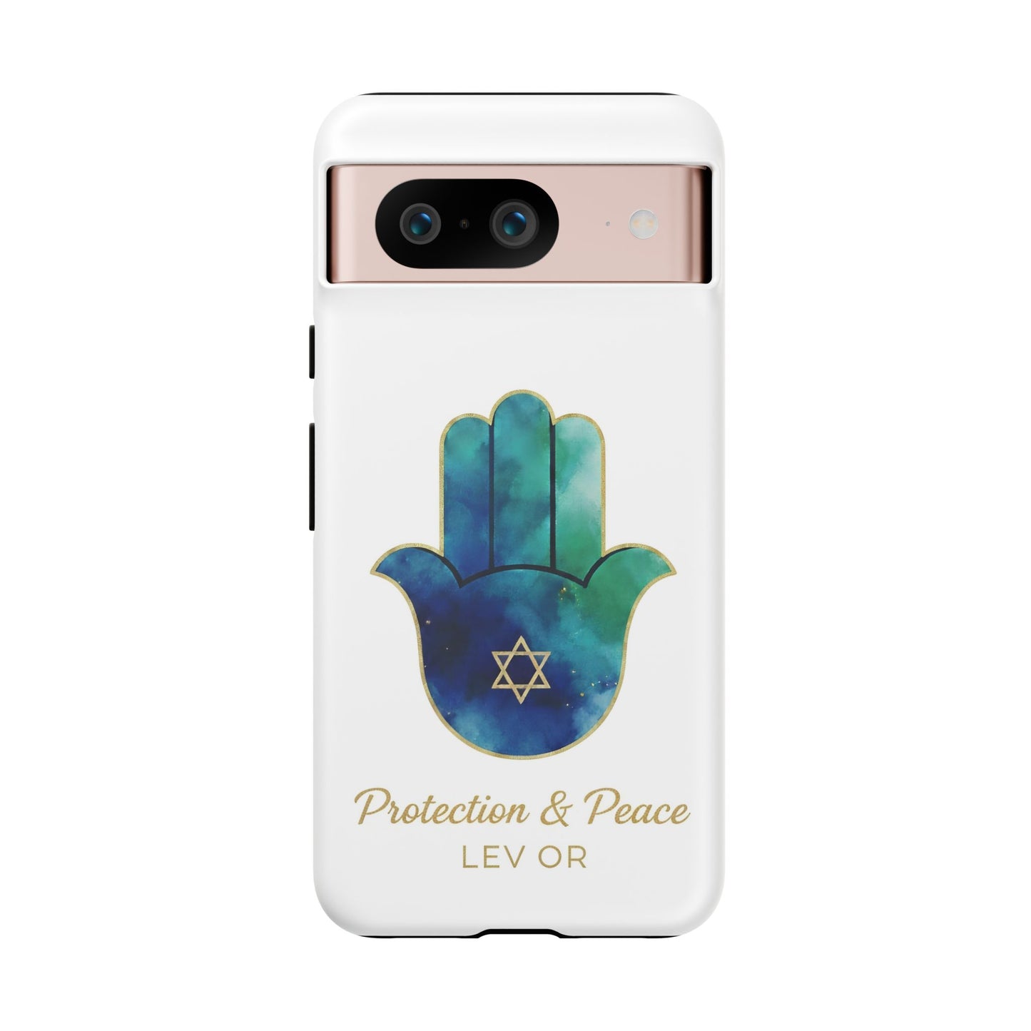 The Guardian Collection. Pristine White Phone Case. Protection Meets Peace.