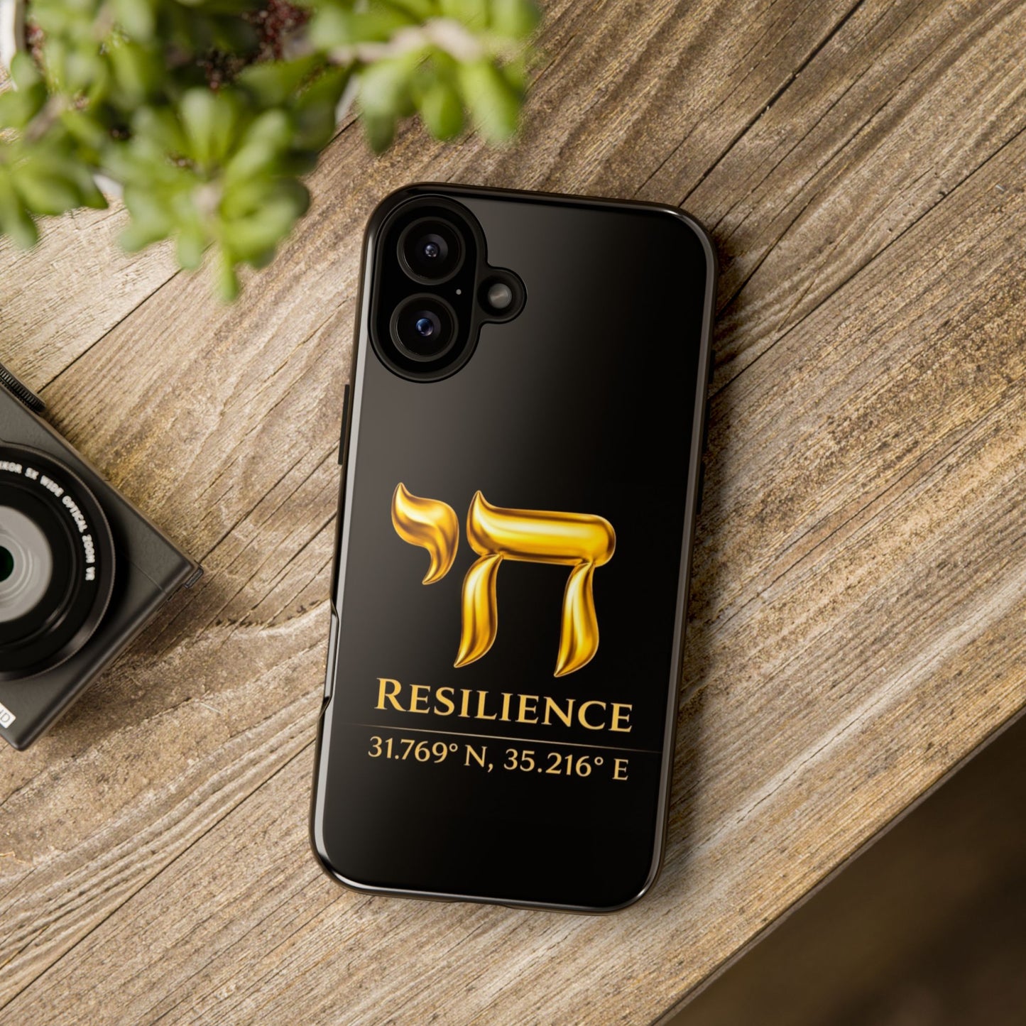 The Resilience Collection.Phone Case. Premium Black Edition. Protect with Purpose