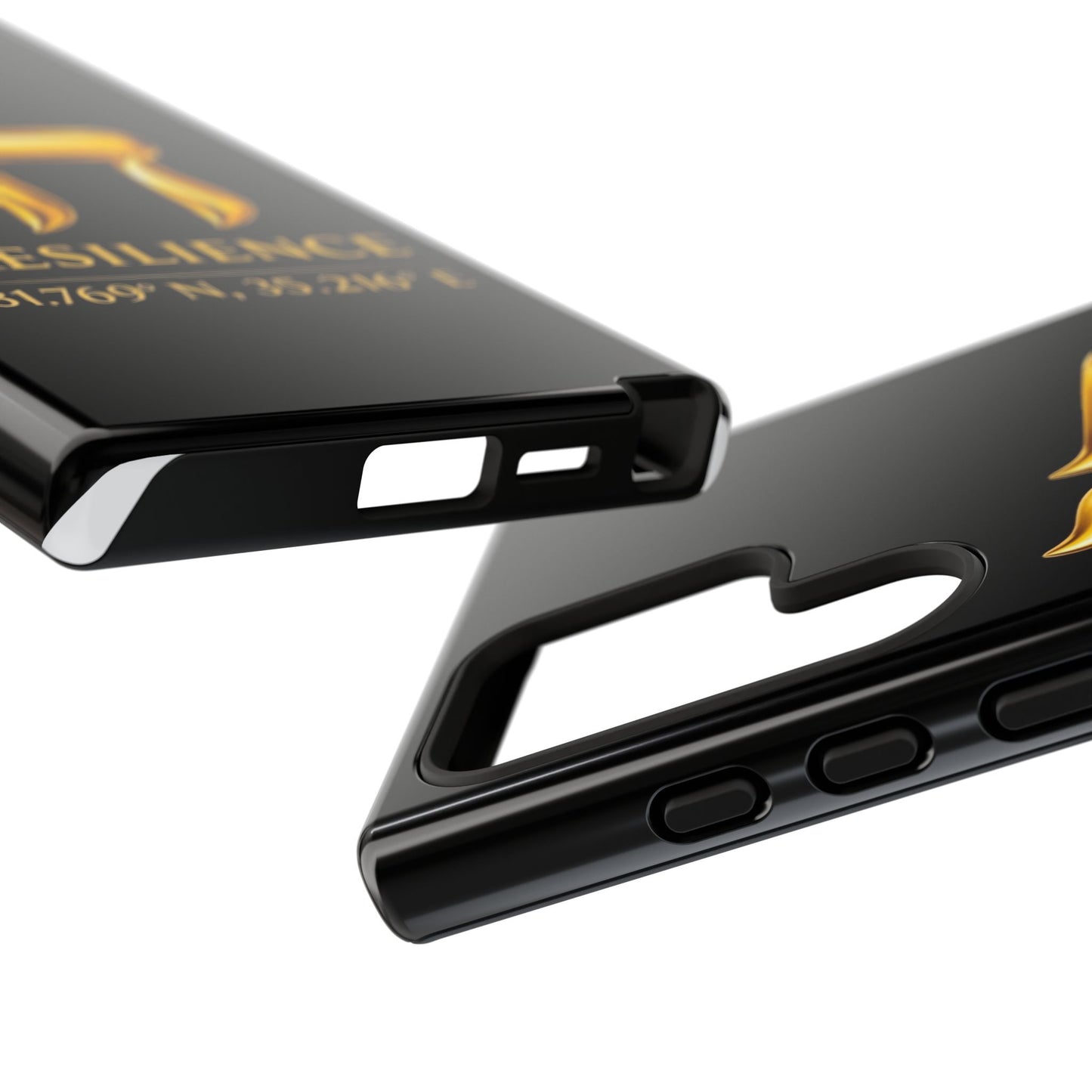 The Resilience Collection.Phone Case. Premium Black Edition. Protect with Purpose