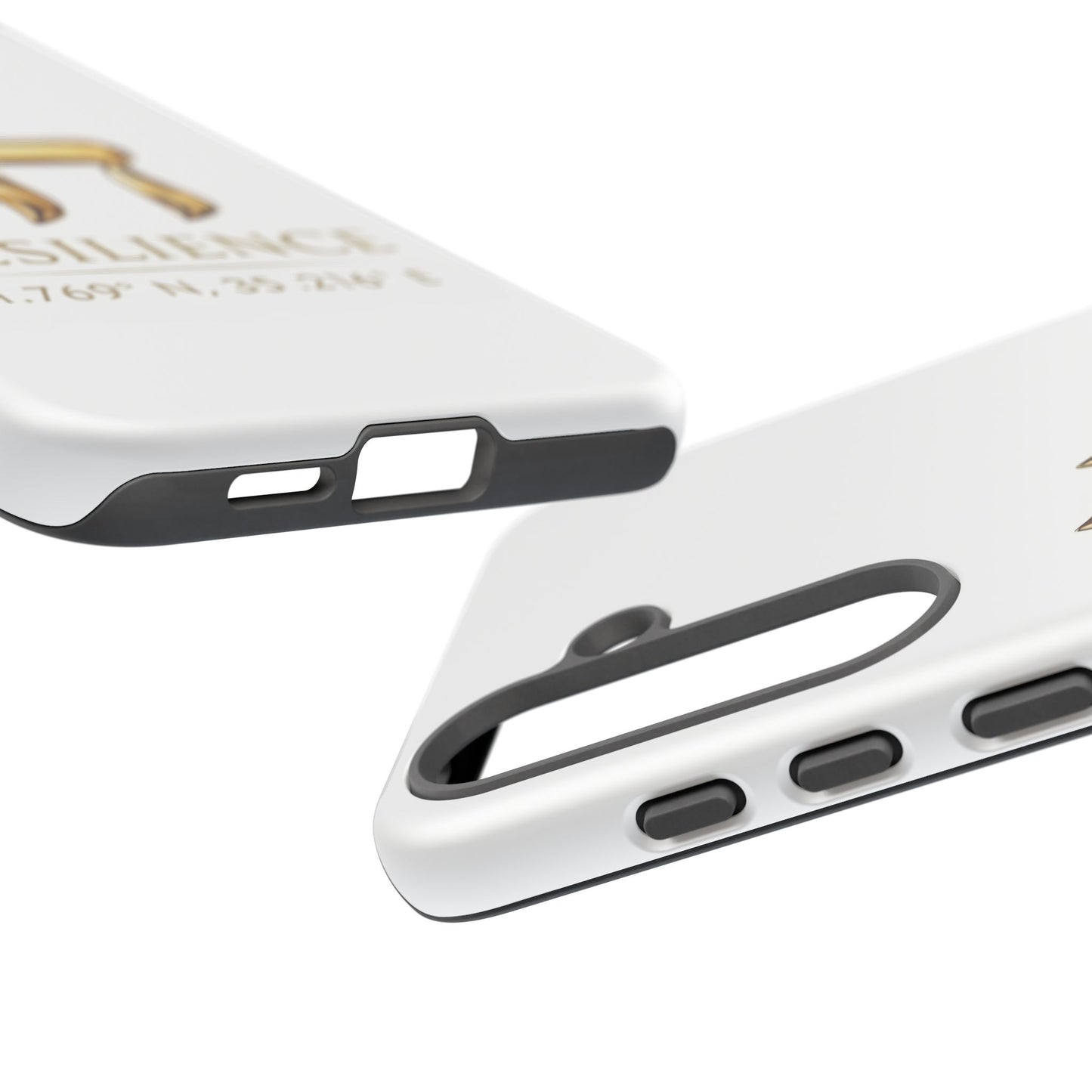 The Resilience Collection. Premium White Edition Phone Case.