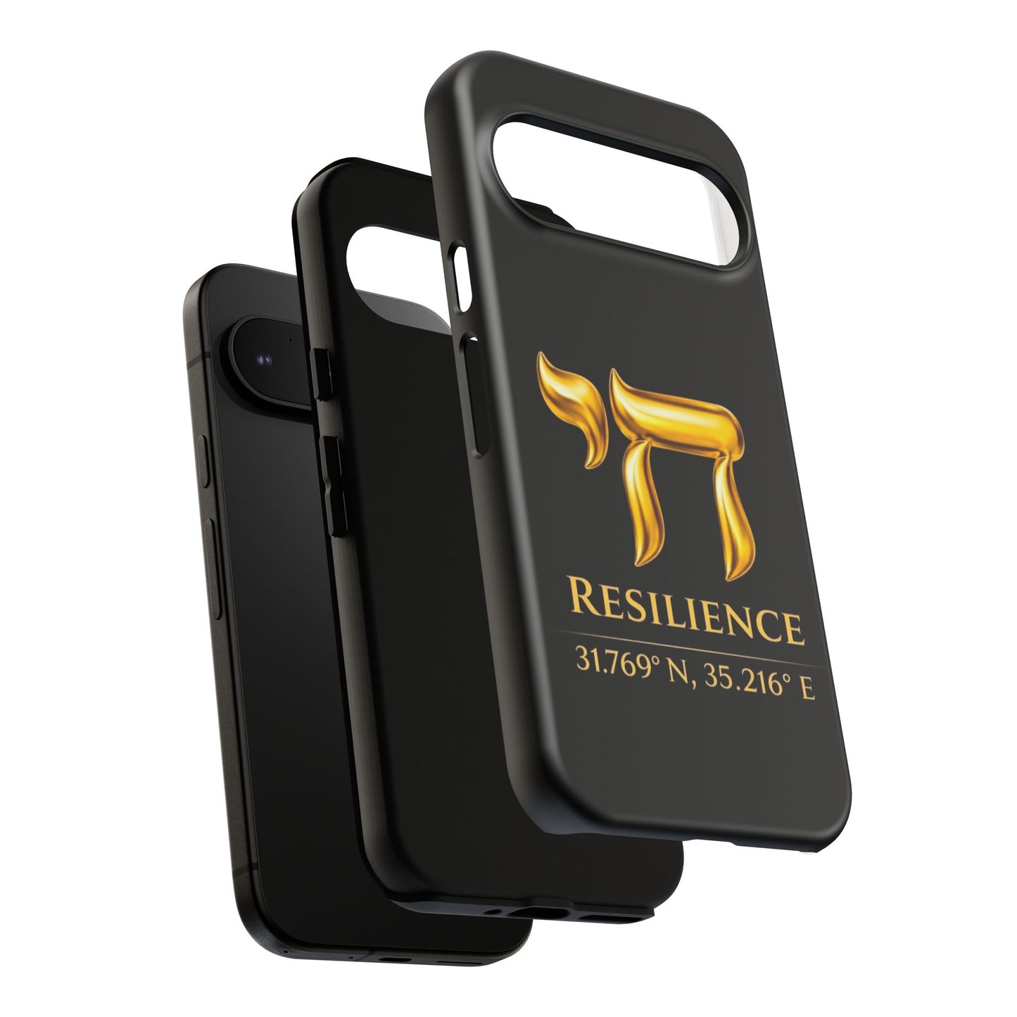 The Resilience Collection.Phone Case. Premium Black Edition. Protect with Purpose