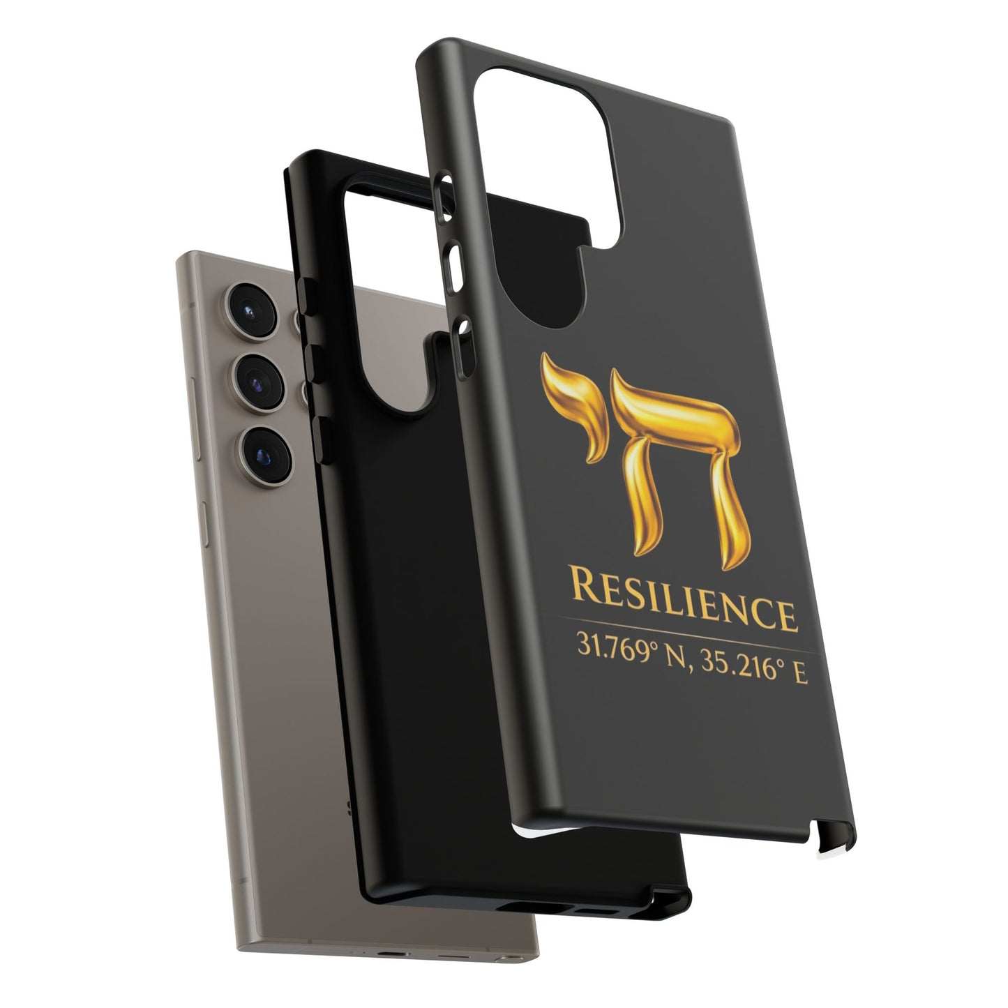 The Resilience Collection.Phone Case. Premium Black Edition. Protect with Purpose