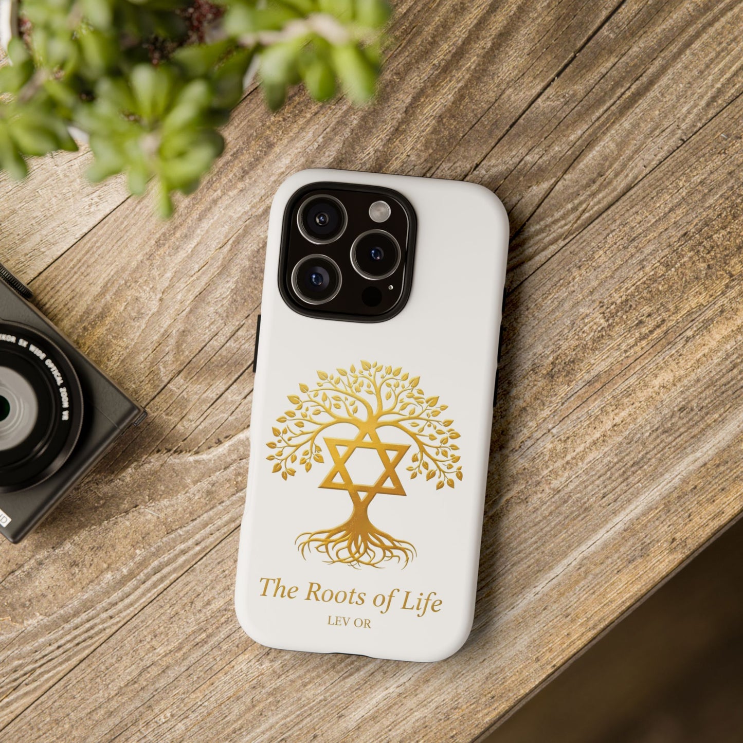 The Irma Collection: Carry Your Roots. Protect What Matters. Pristine White Phone Case