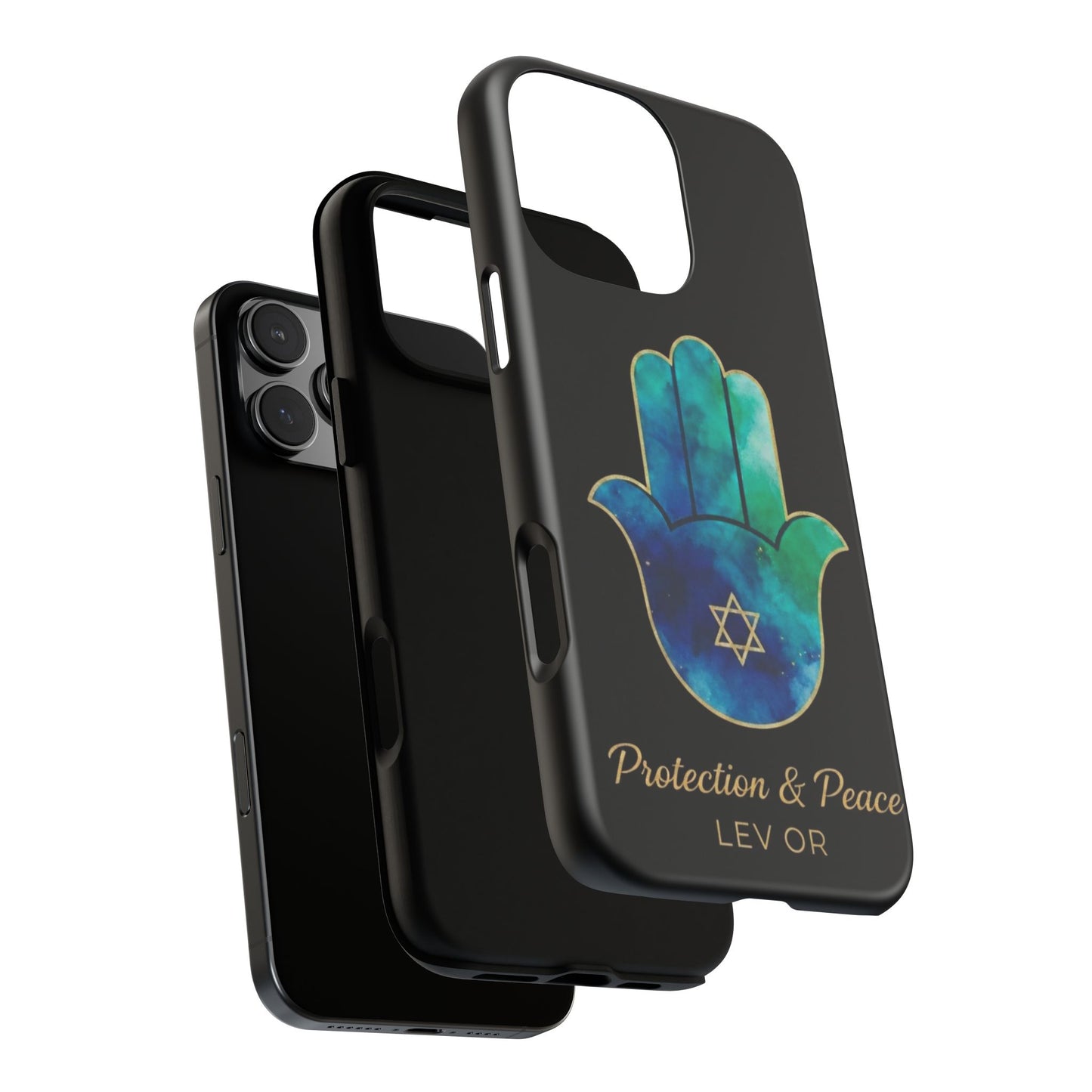 Protection and Peace Premium Black Edition Phone Case