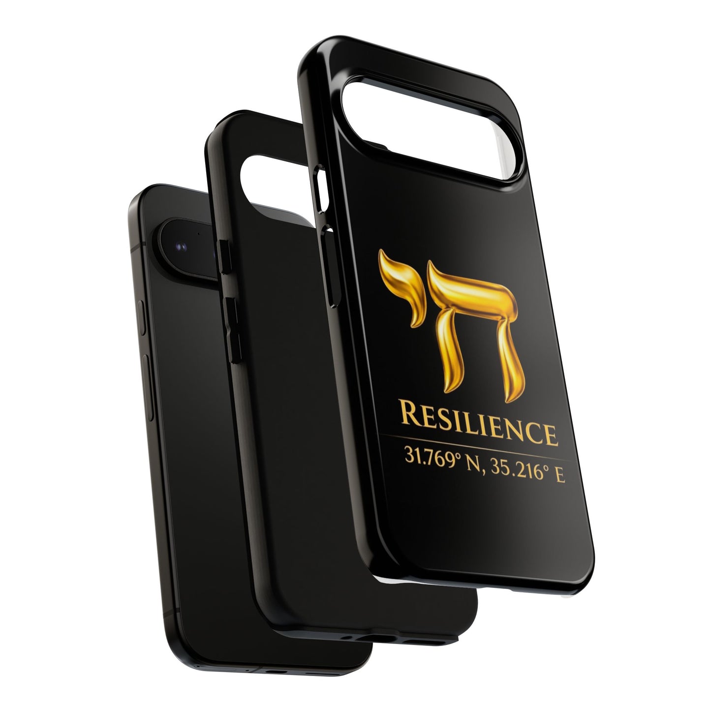 The Resilience Collection.Phone Case. Premium Black Edition. Protect with Purpose