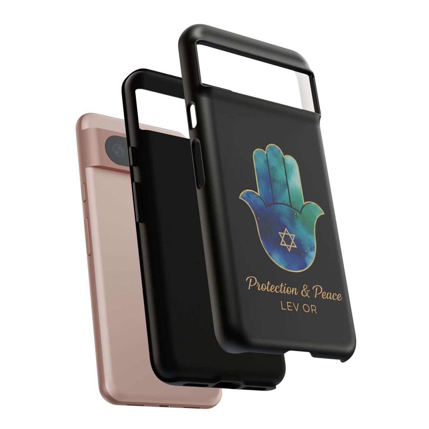 The Guardian Collection.Protection and Peace Premium Black Edition Phone Case