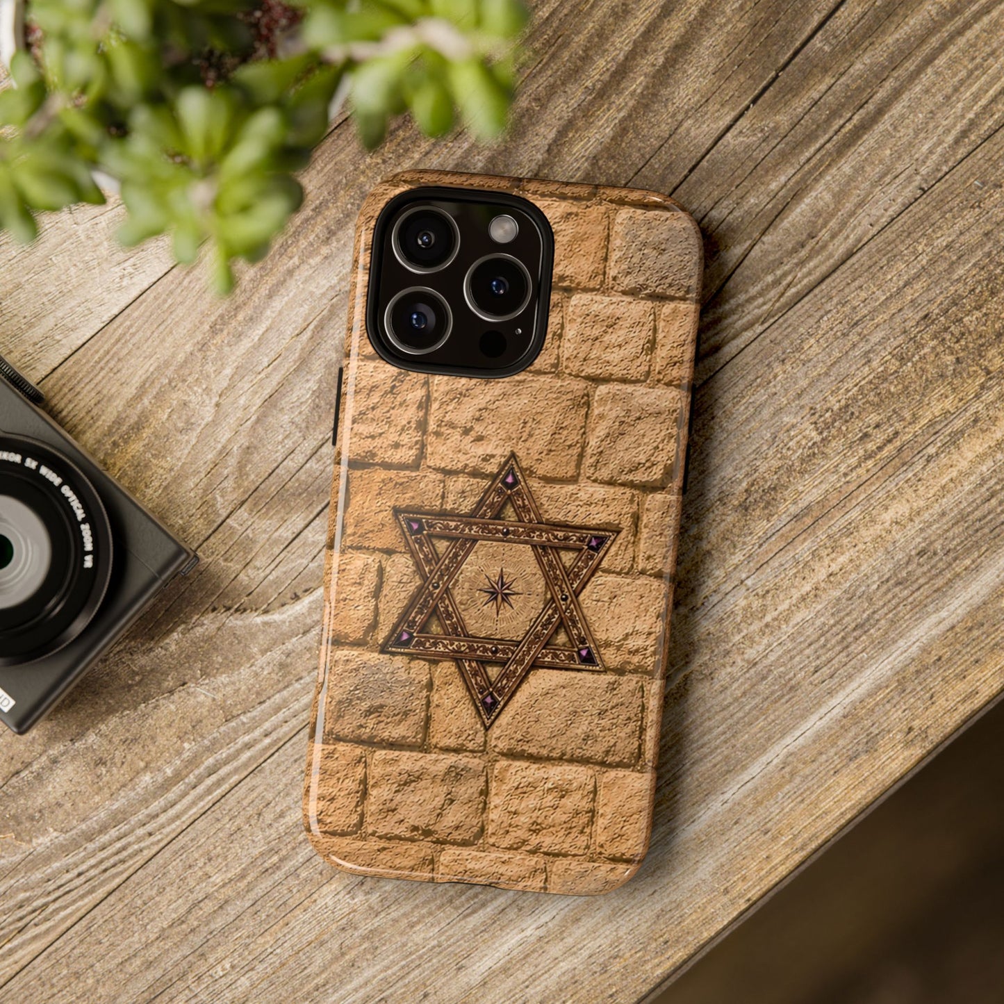 Heart of David™ Jerusalem Stone Phone Case