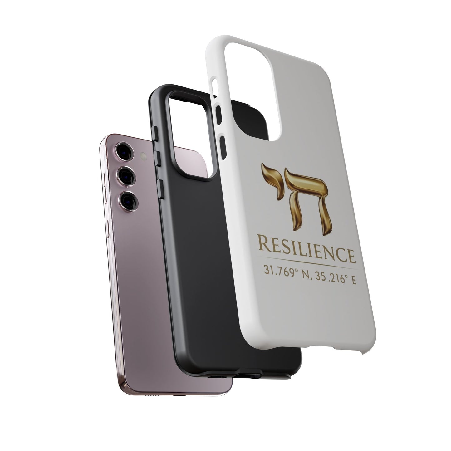 The Resilience Collection. Premium White Edition Phone Case.