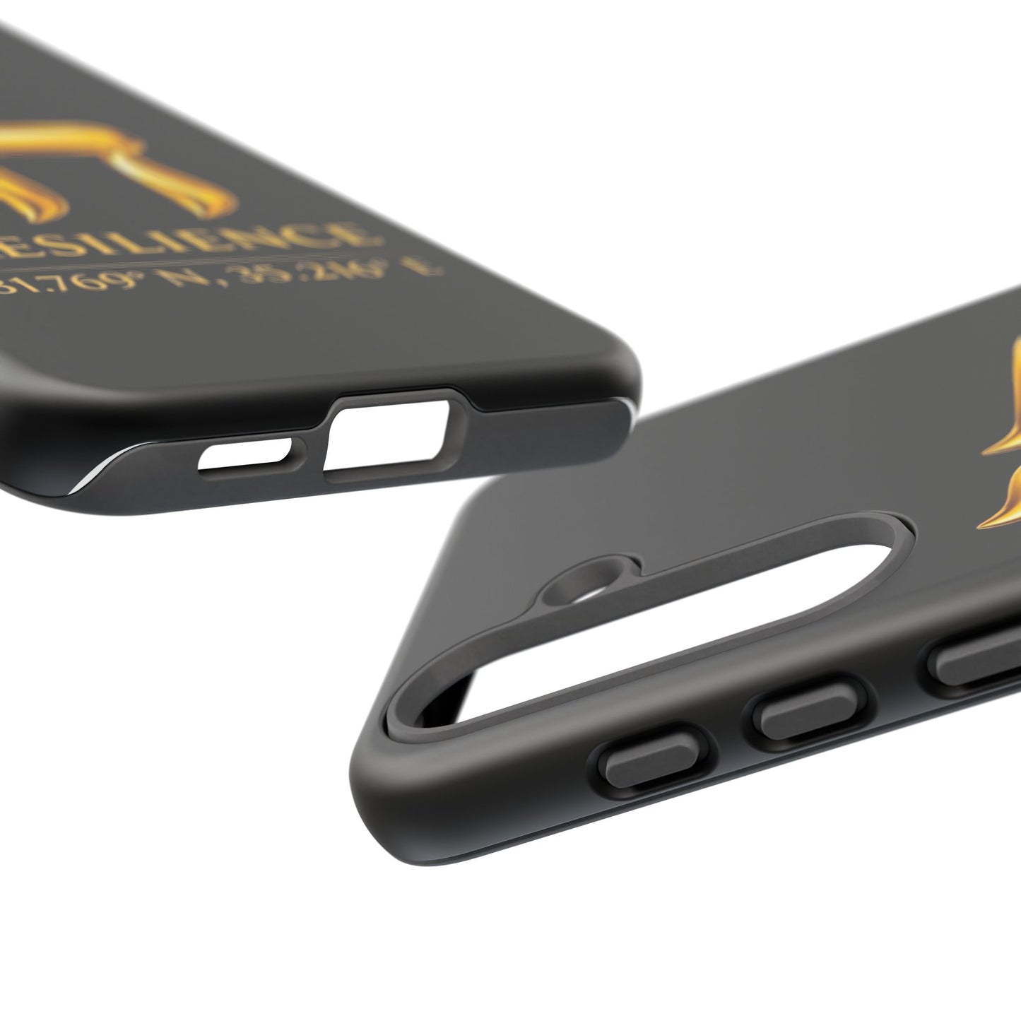 The Resilience Collection.Phone Case. Premium Black Edition. Protect with Purpose
