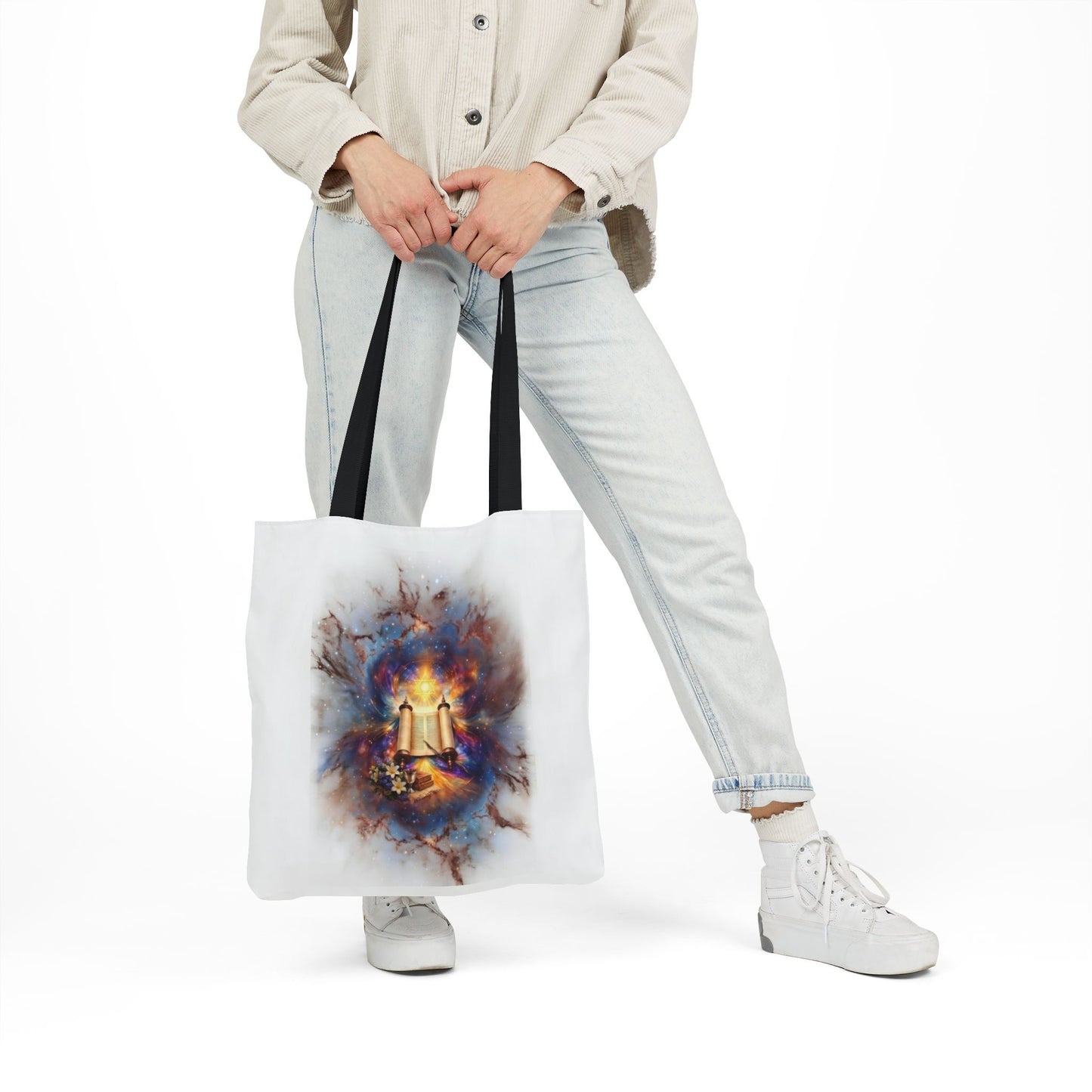 The Celestial Tote. Pristine White